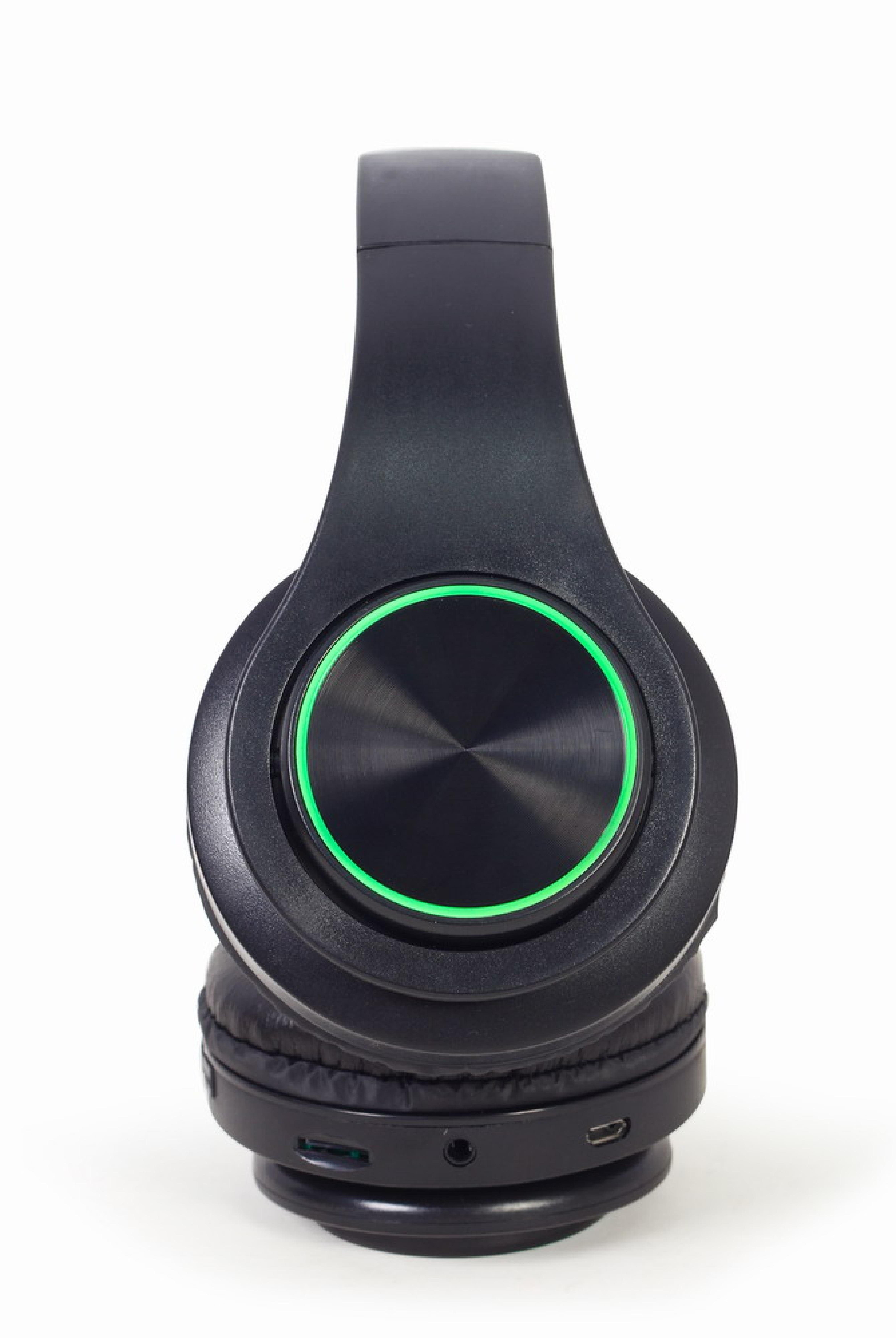 gembird Bluetooth Stereo Kopfhoerer LED effekt