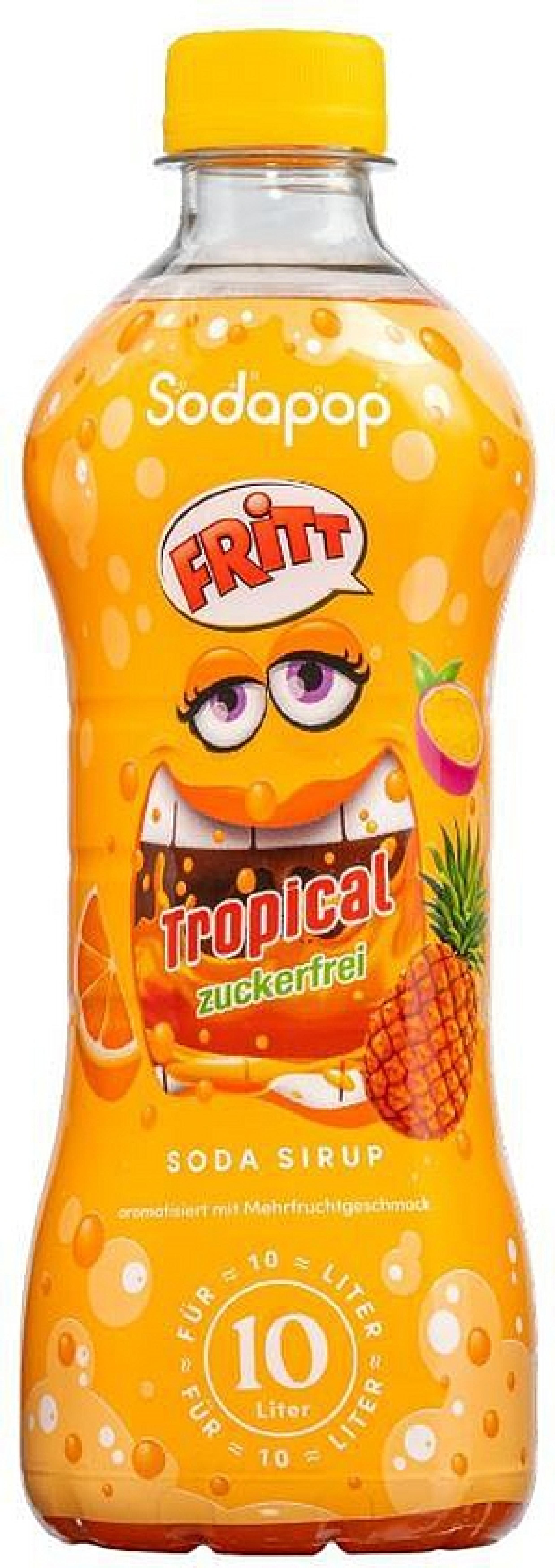 SODAPOP FRITT Sirup Tropical 500ml für 10 Liter
