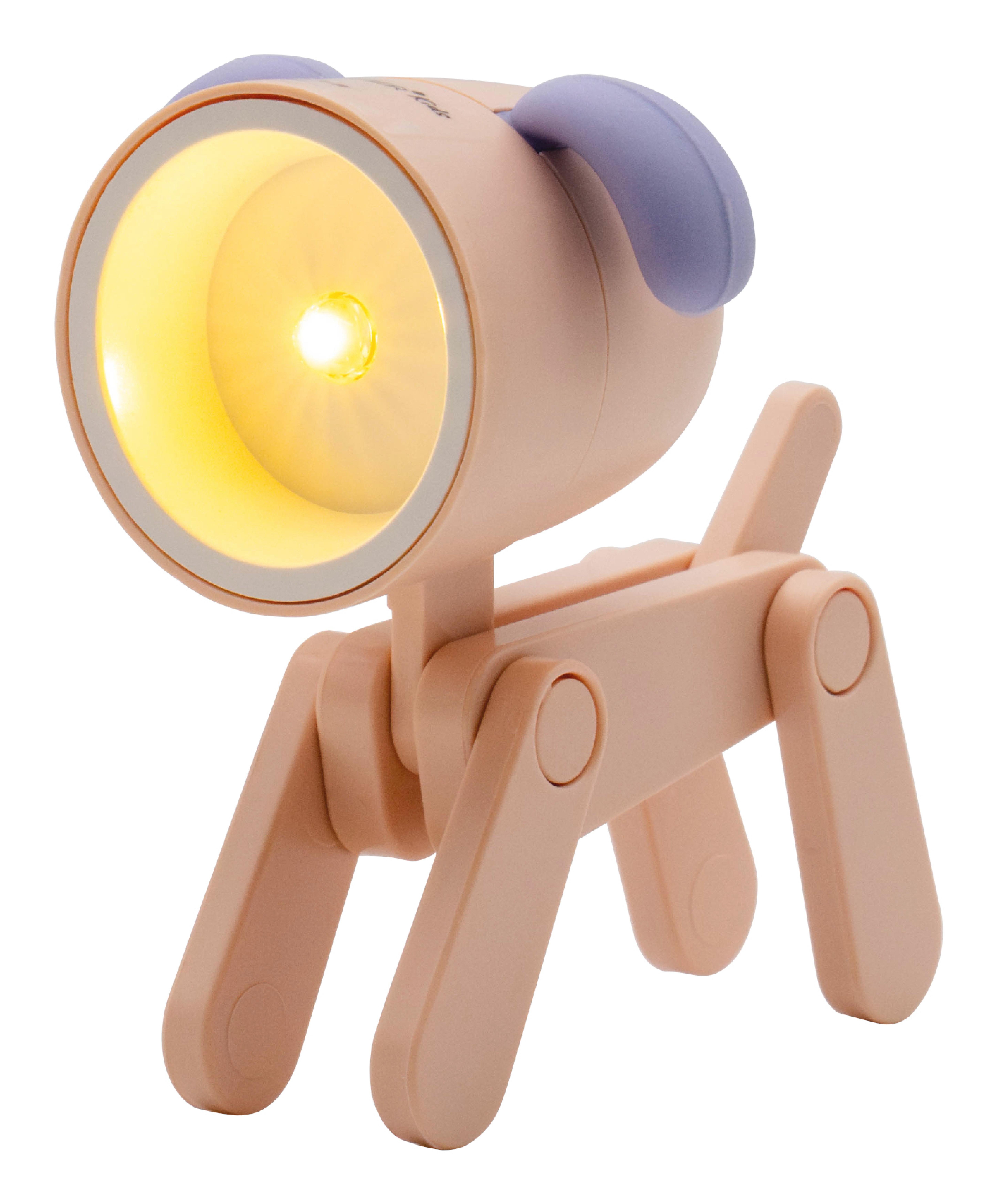 RealPower LED-Tier Taschenlampe Pink dog