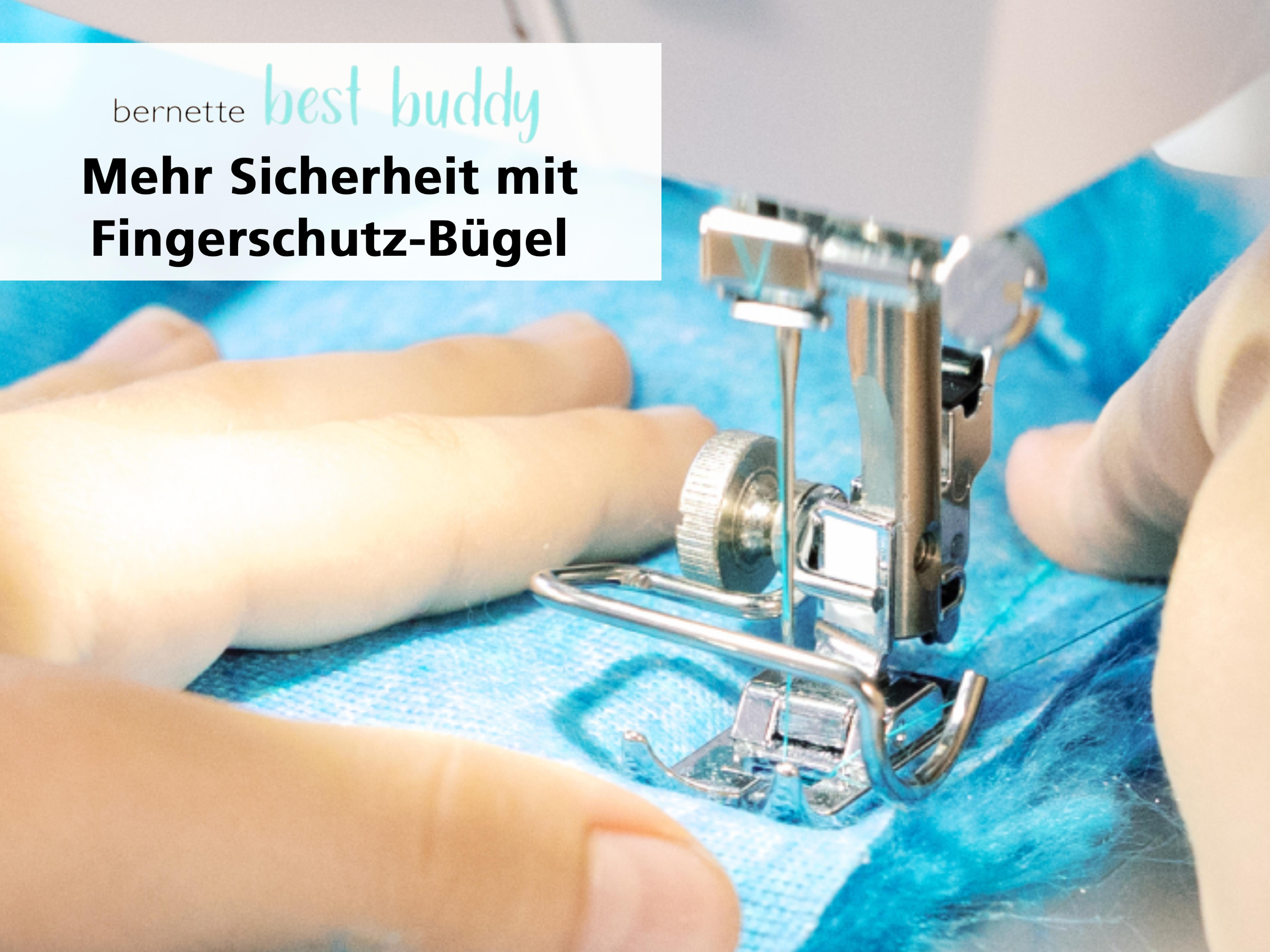 BERNETTE Freiarm Nähmaschine Sew&go Best Buddy - 13 Nähprogramme, Stichlänge, Stichbreite, Nähfuß einstellbar