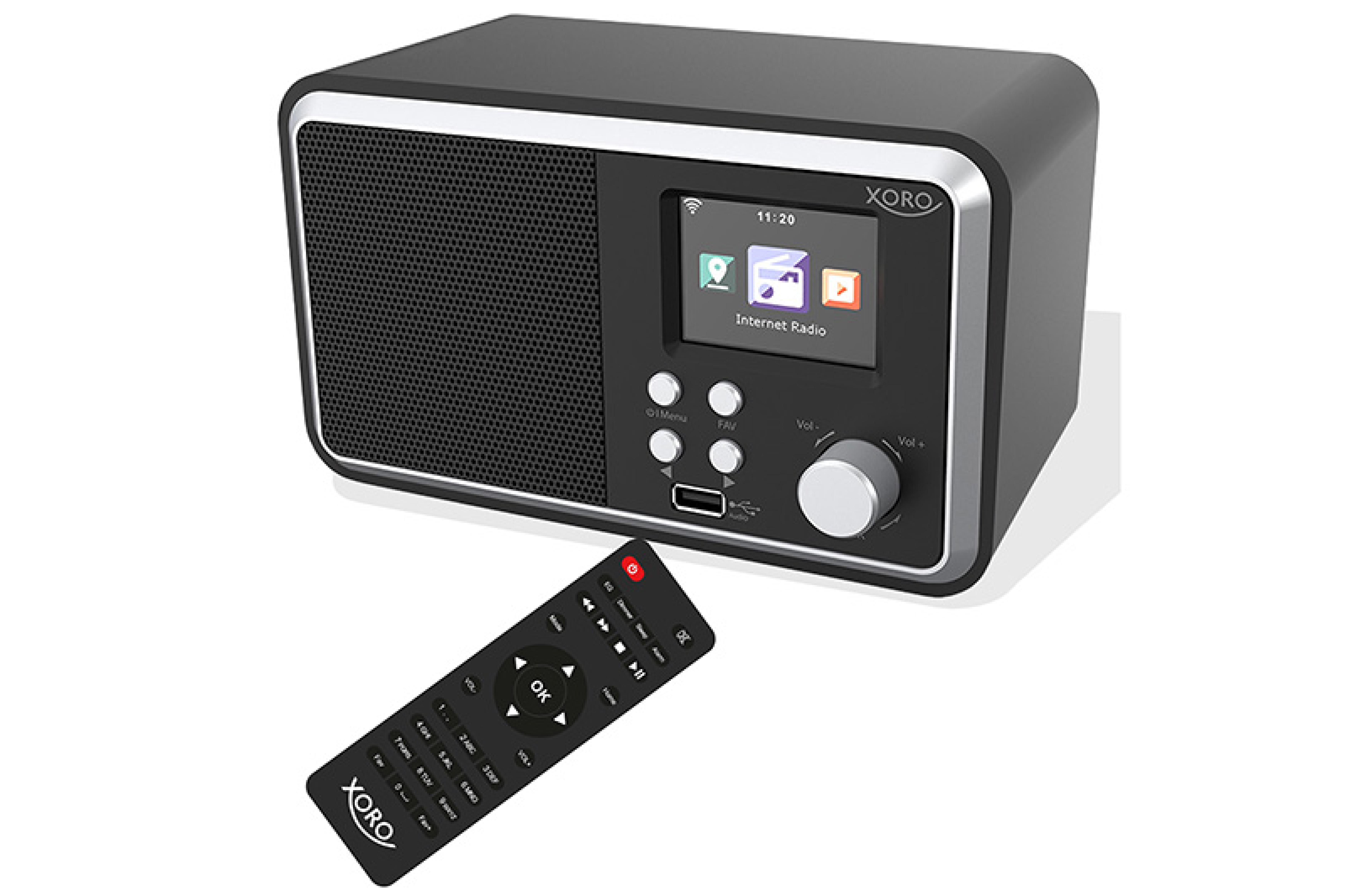 Xoro DAB 300 IR Internetradio DAB+ Bluetooth WLAN Weiss