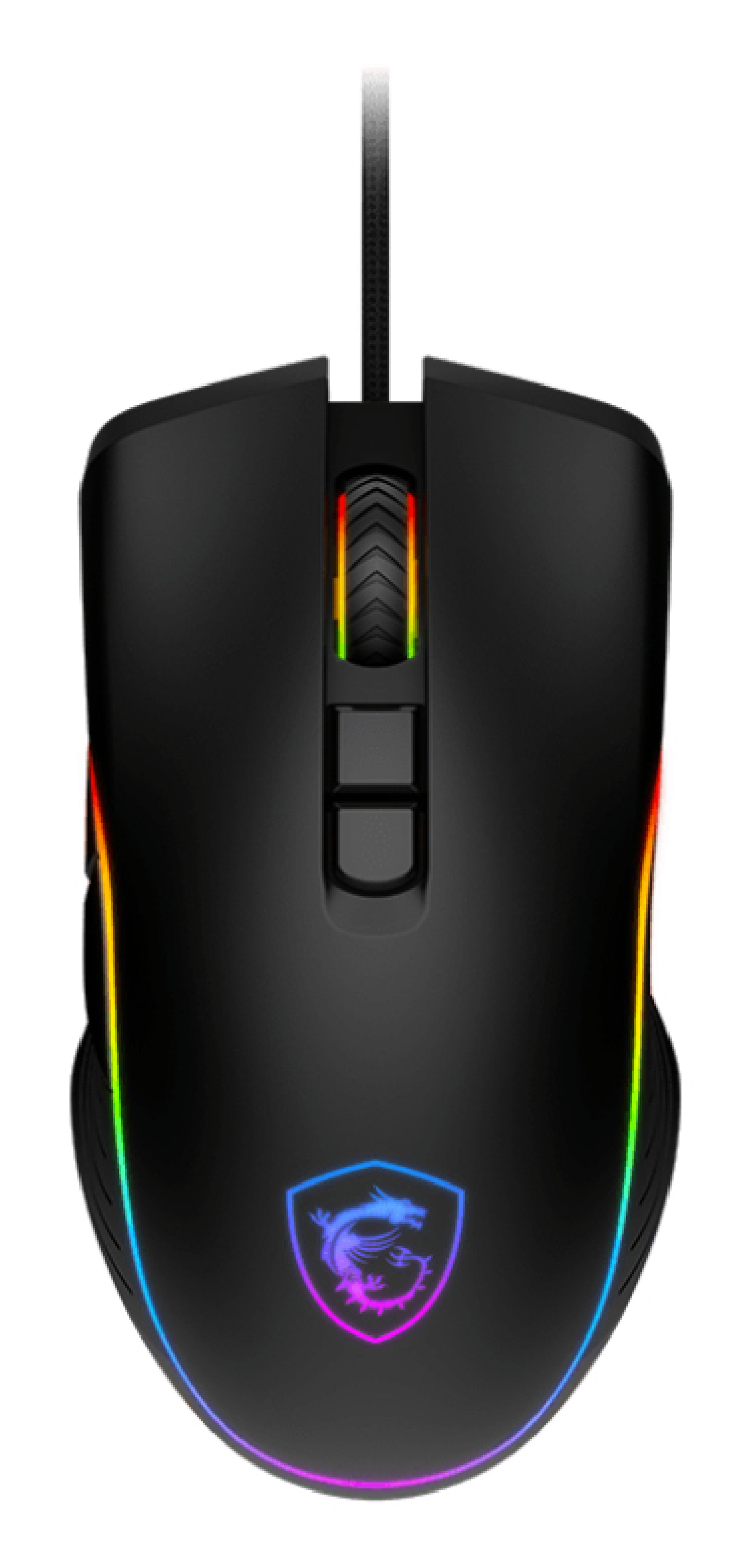 MSI Forge GM300 Gaming Maus, Black, USB