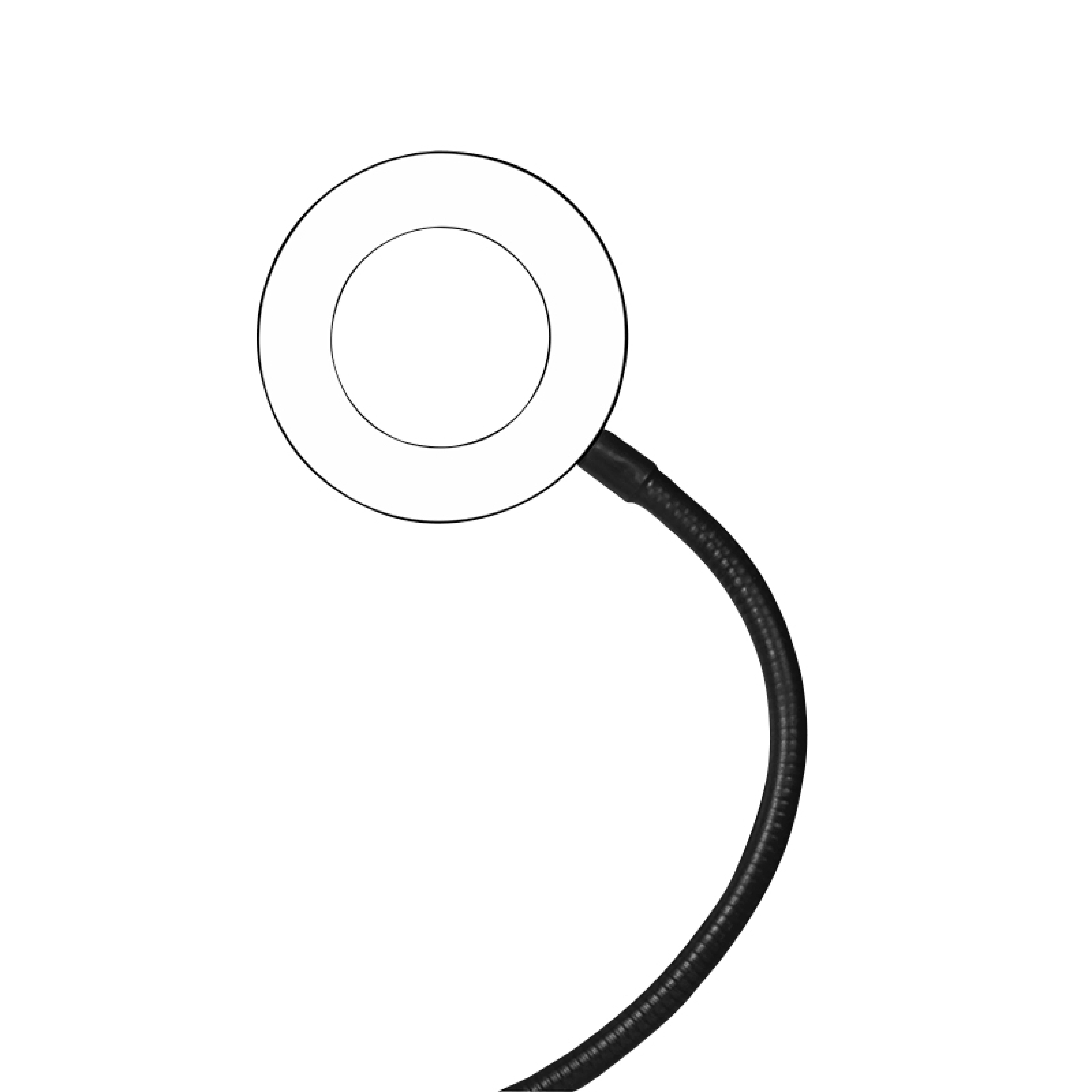Logilink Smartphone-Ringlicht-Klemmhalterung, DM 8.5cm