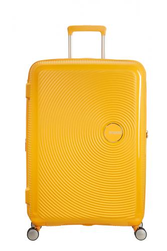 AMERICAN TOURISTER Soundbox Spinner 77/28 TSA Expandable Golden Yellow