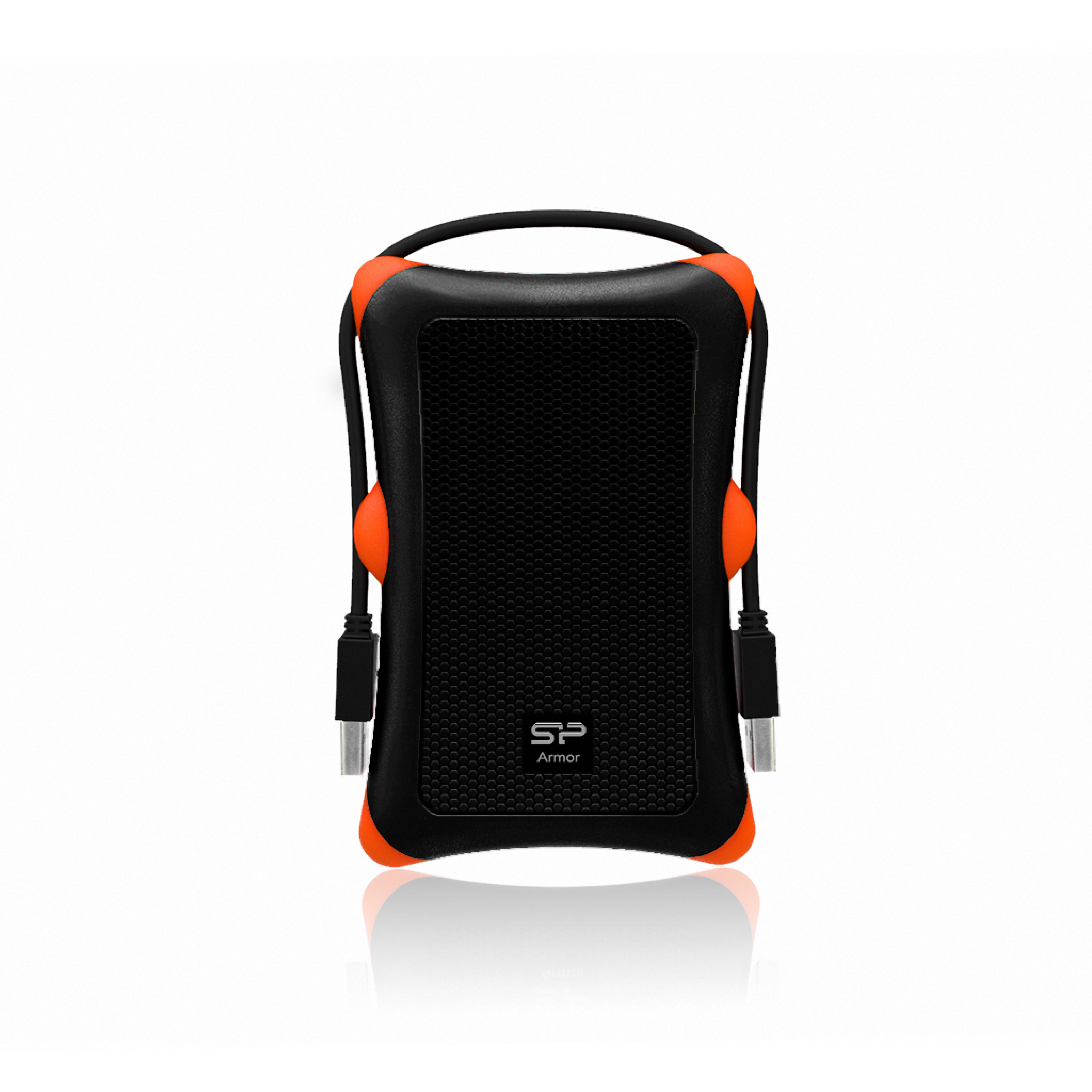 Silicon Power Festplatte 6.3cm 2TB USB3.0 A30Anti-shock Blac extern re
