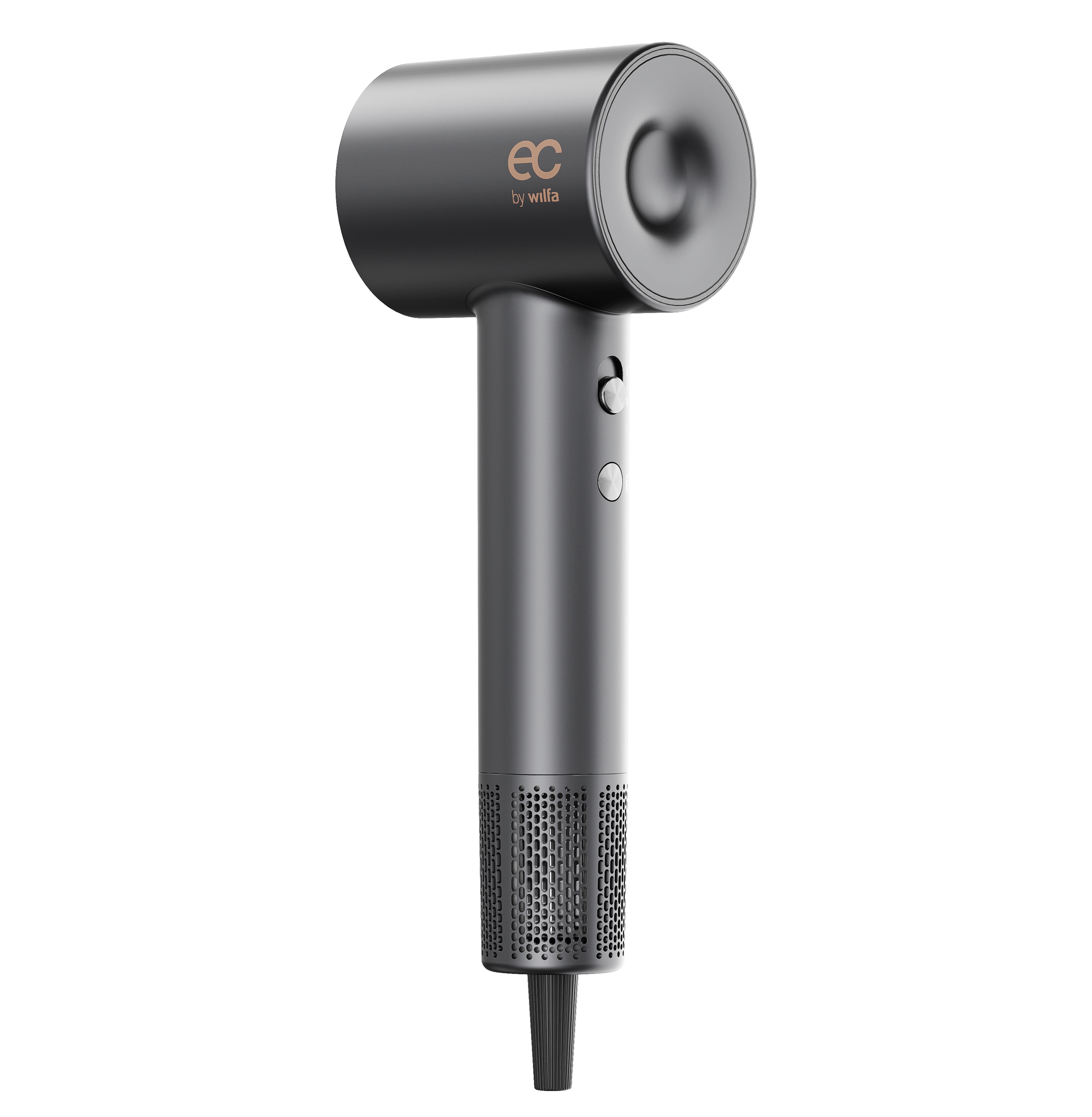 EC BY WILFA Haartrockner Fohn DRIFT HAIR DRYER ION SYSTEM HD2G-I1600, anthrazit