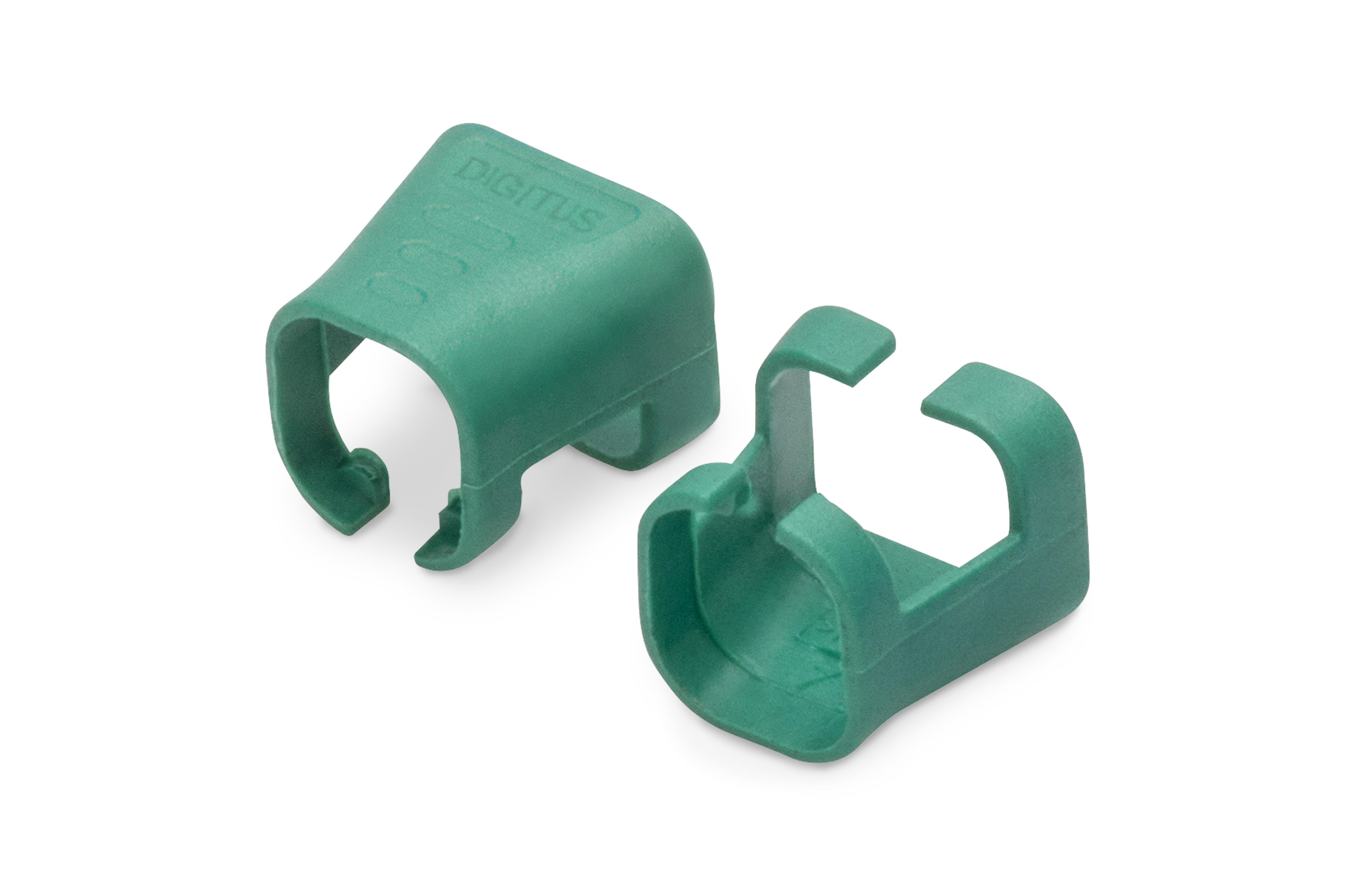 DIGITUS Farbclips fuer Patchkabel RJ45 100 Stueck gruen