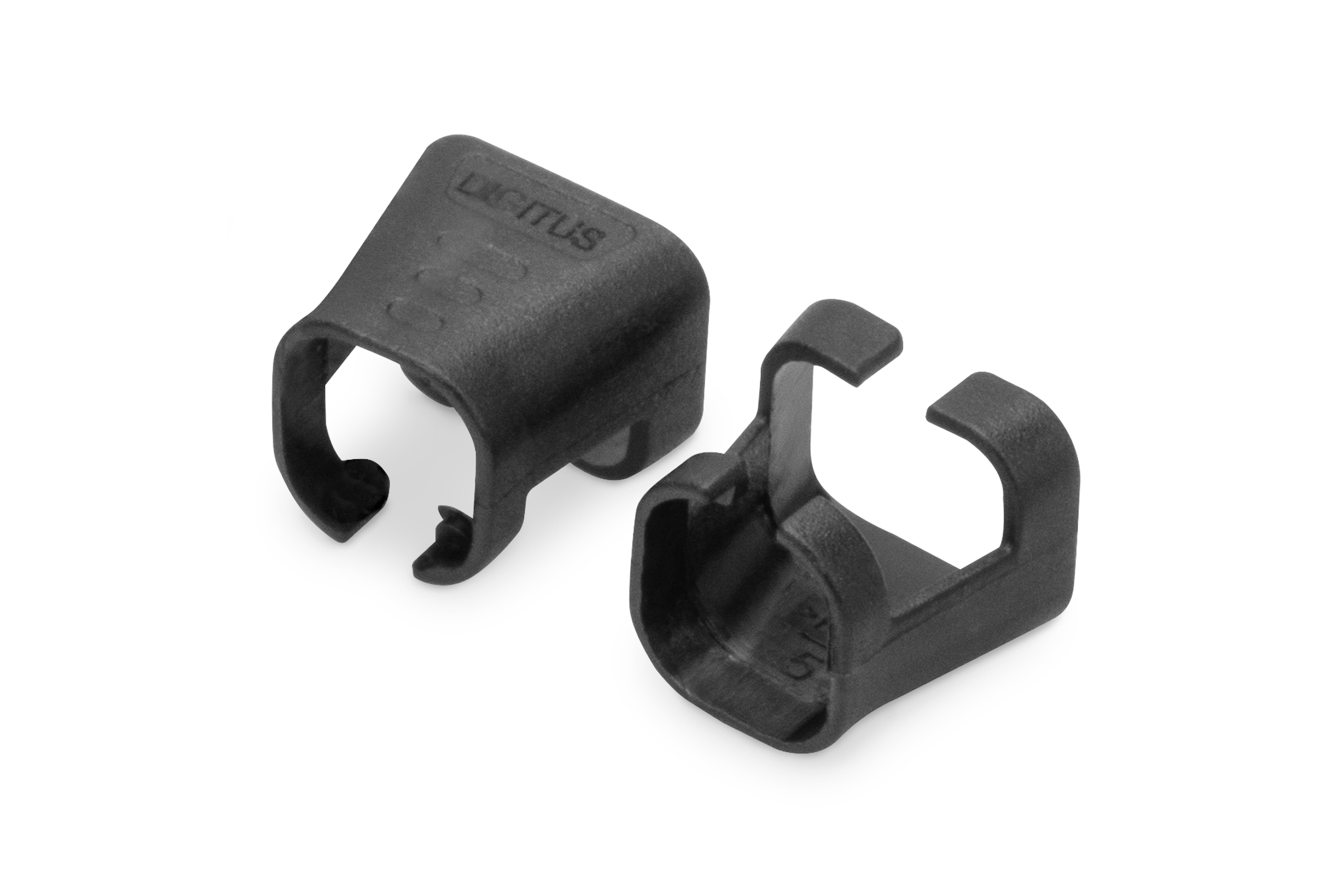 DIGITUS Farbclips fuer Patchkabel RJ45 100 Stueck schwarz