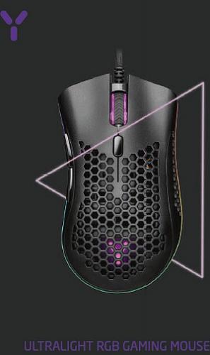 ISY Honeycomb RGB Gaming Mouse black