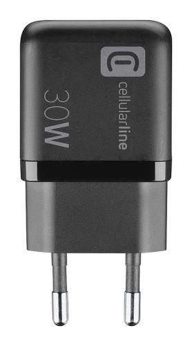 CELLULARLINE Charger Gan 2 Ports Pd 30W Black