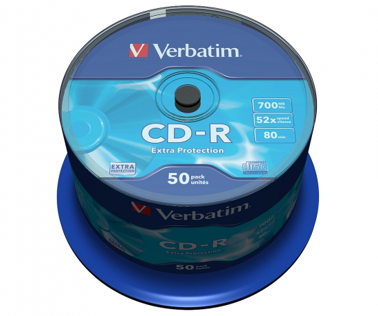 VERBATIM CD-R 700MB 52x 50er Spindel