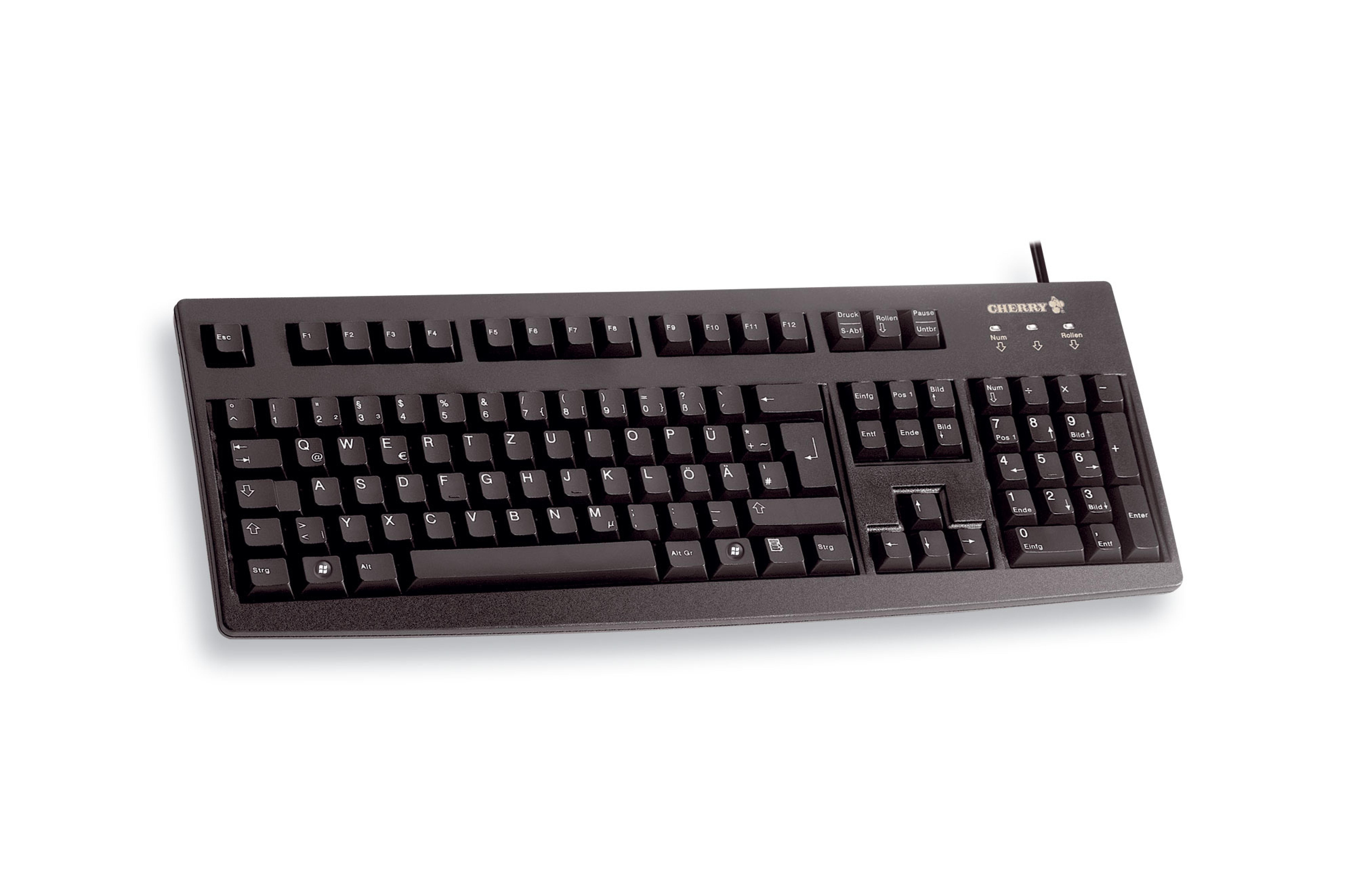CHERRY G83-6105 KB NTK Tastatur Wired DE schwarz
