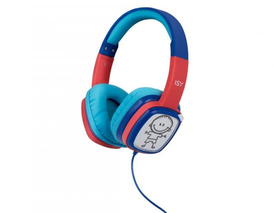 ISY DIY Kids Headphone Wired, blue