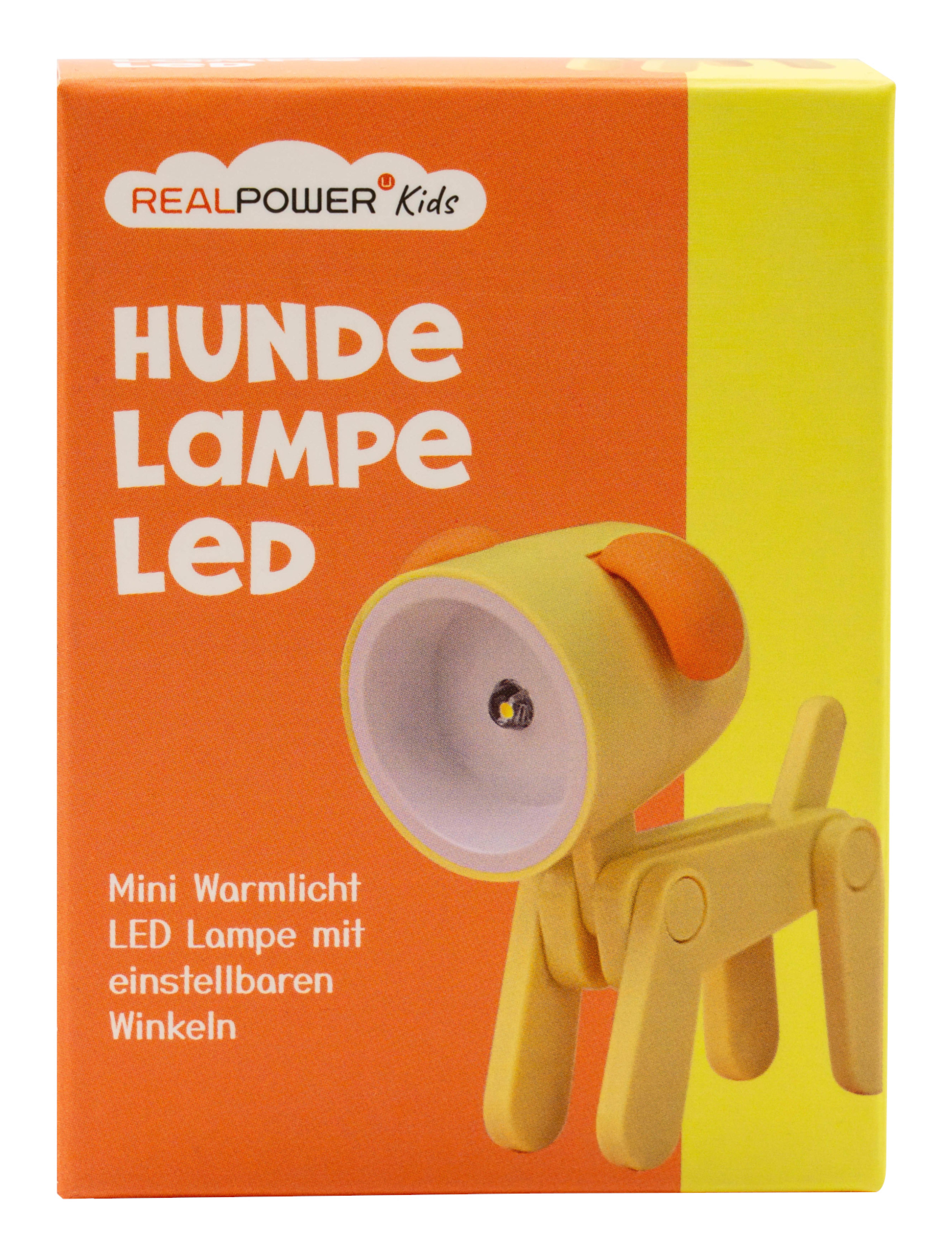 RealPower LED-Tier Taschenlampe Yellow dog