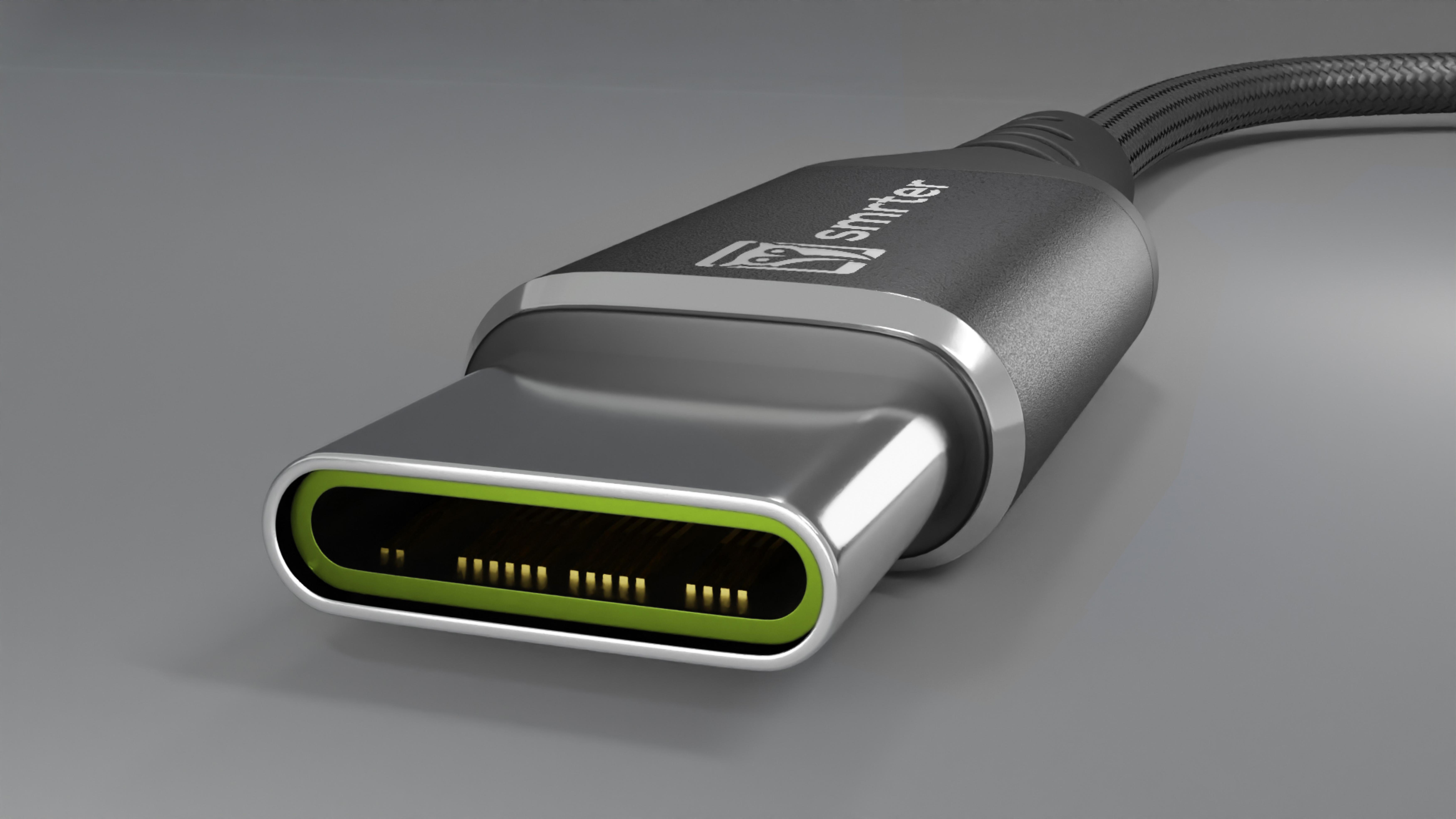 smrter SPEEDY 100 Daten-& Ladekabel 100W PD, USB-C, 40cm BK retail
