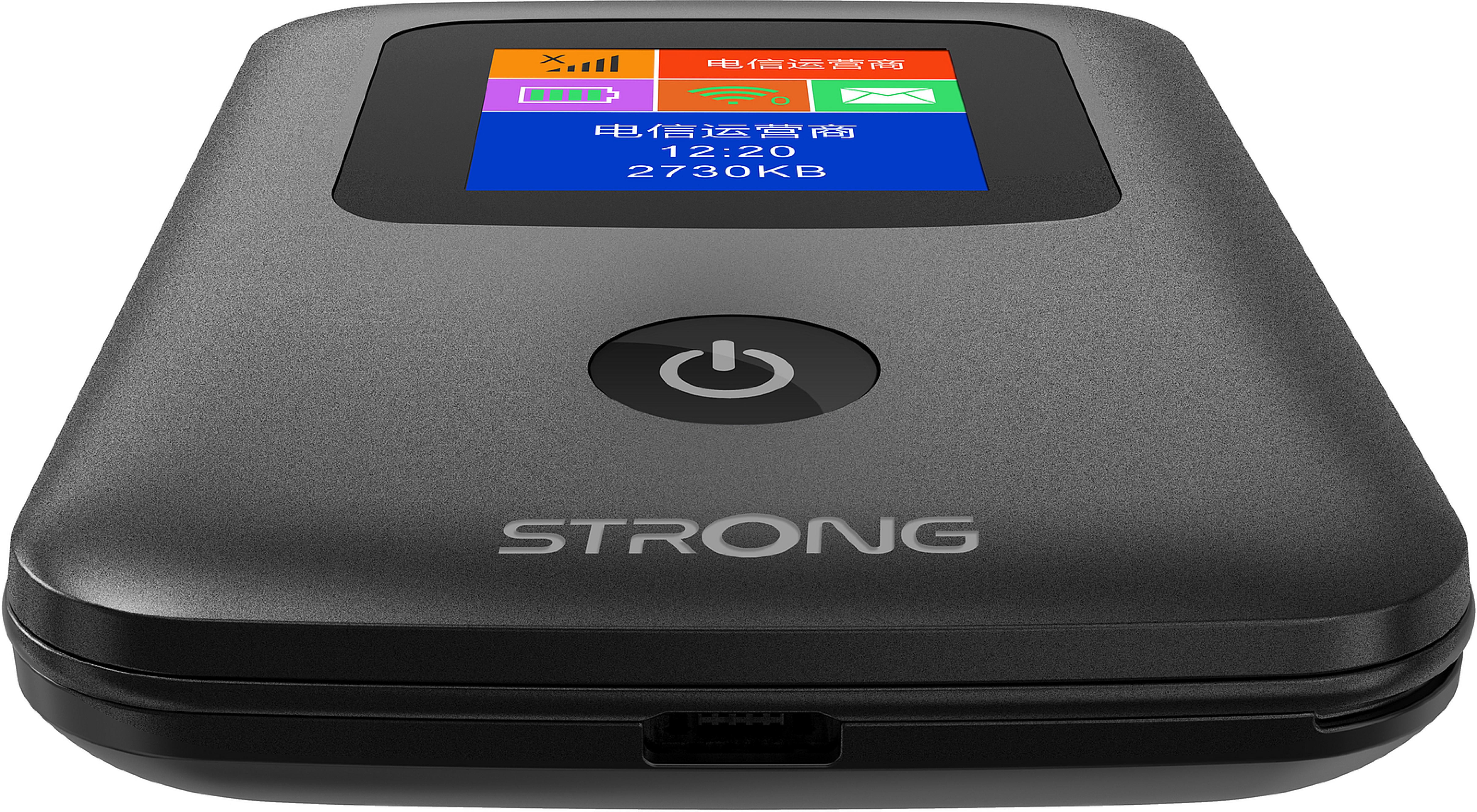 STRONG 4G LTE Router, mobiler Hotspot, LTE bis 150 Mbit/s, WLAN bis 300 Mbit/s, Display