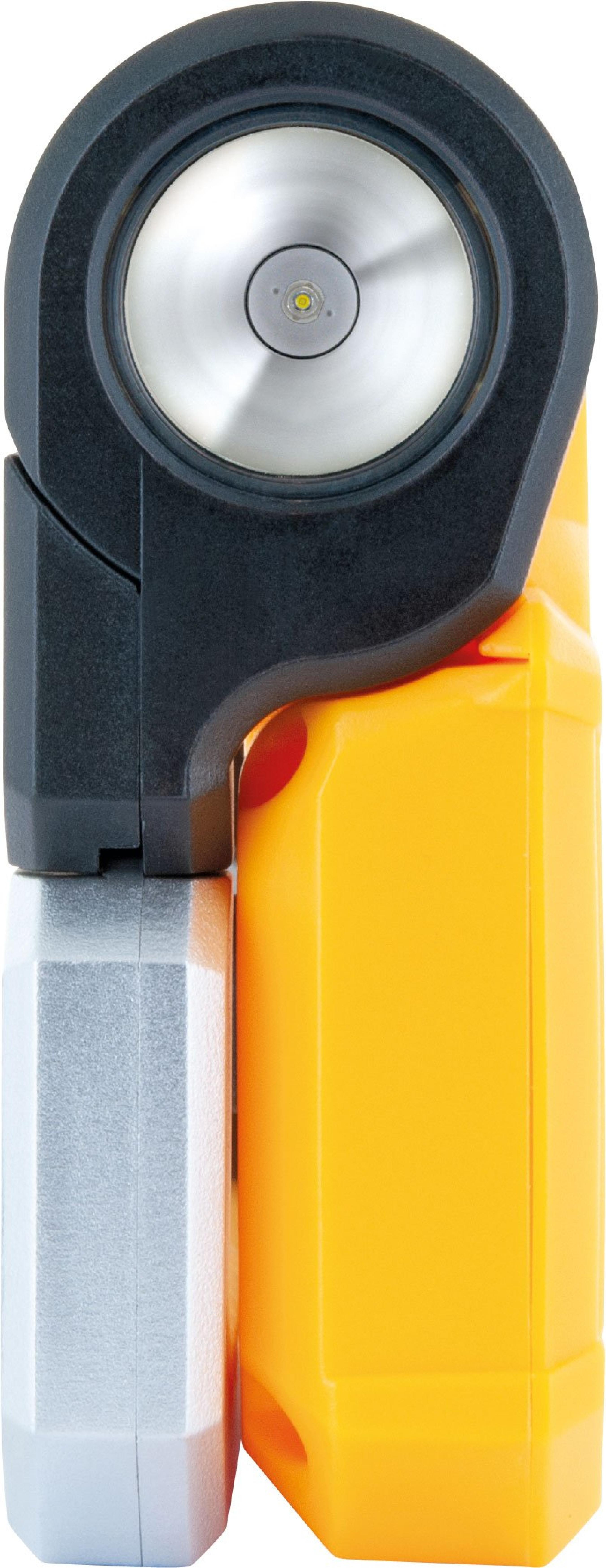 Schwaiger 2 in 1 LED Arbeitsleuchte 300 Lumen Schwarz/Gelb