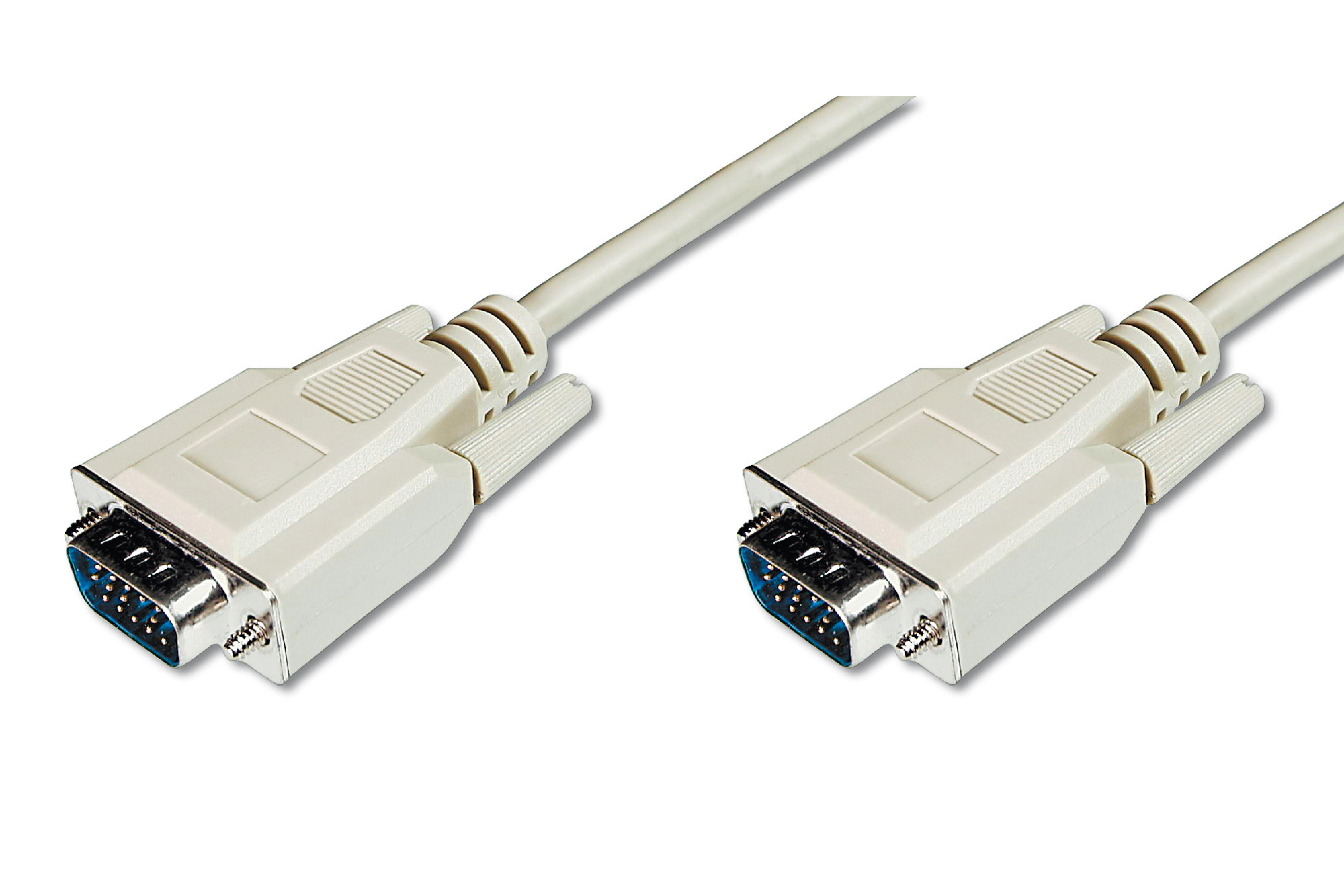 Digitus VGA-Kabel D-Sub15->D-Sub15 St/St 1.80m be