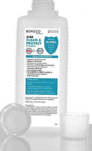 BONECO Hygienemittel A180 Clean & Protect 1l für alle HYBRID Luftbefeuchter, Luftreiniger, Luftwäscher