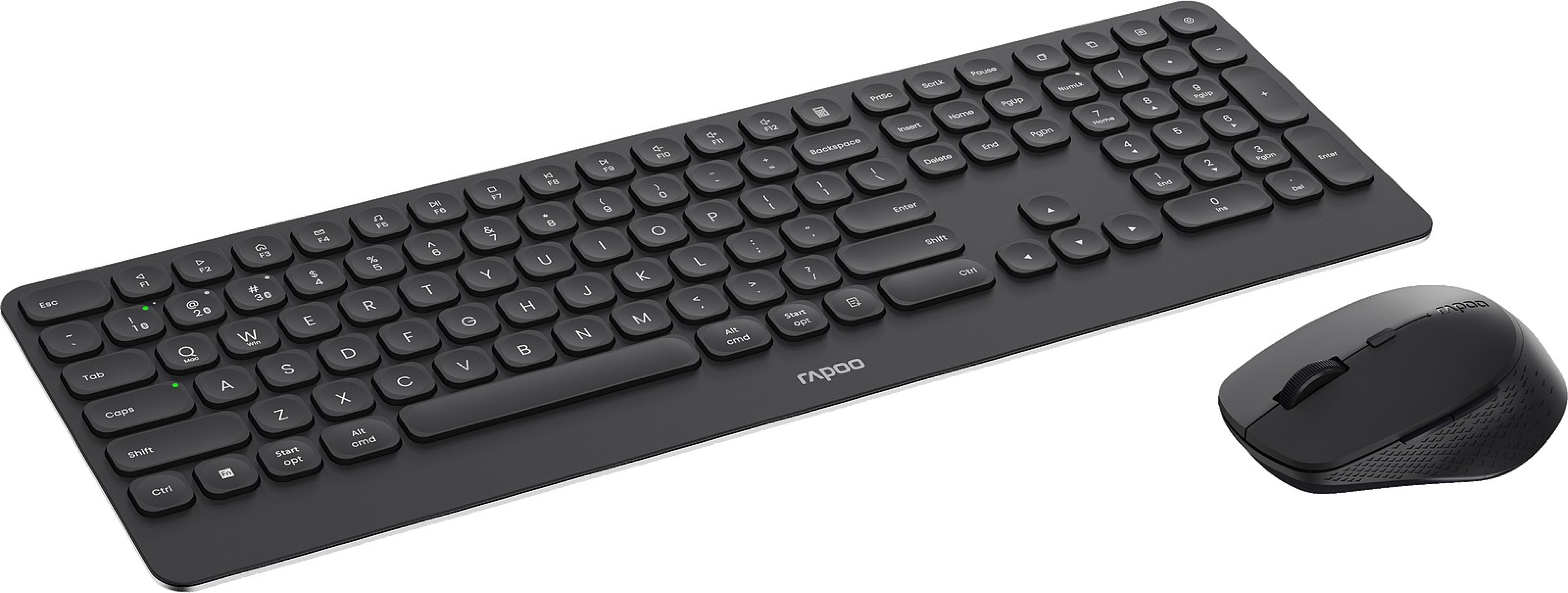RAPOO 9390M.DE.DGR Wireless Multi-Mode Combo set