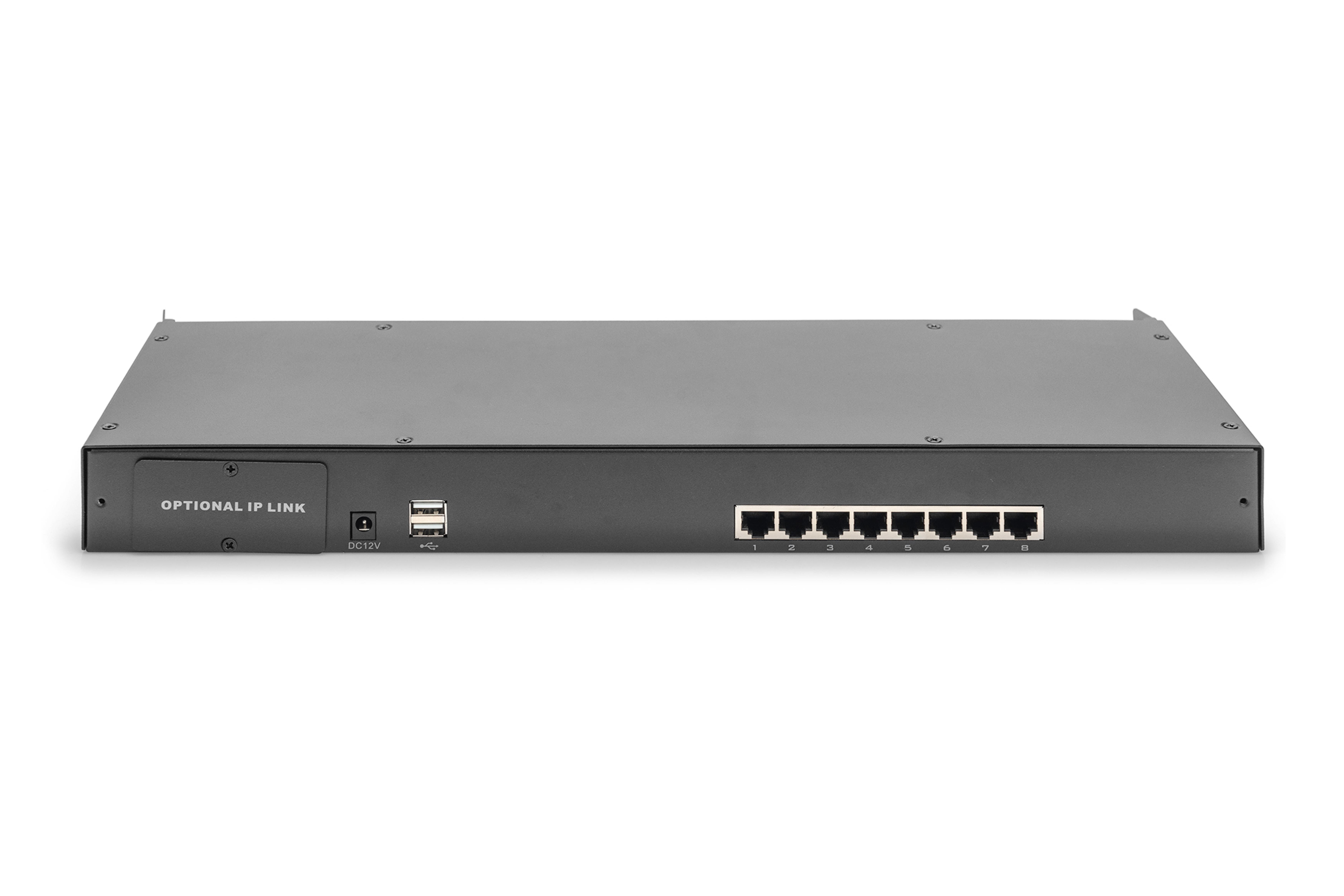 DIGITUS modularer KVM-Switch 8-Port Cat 5