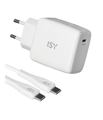 ISY Universal 45W GaN Charger incl. 2m USB-C to C cable