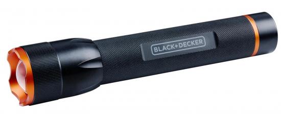 BLACK & DECKER LED-Taschenlampe 6 Watt - 350 Lumen - 200 Meter Reichweite - Durchmesser 48 mm - Länge 233 mm