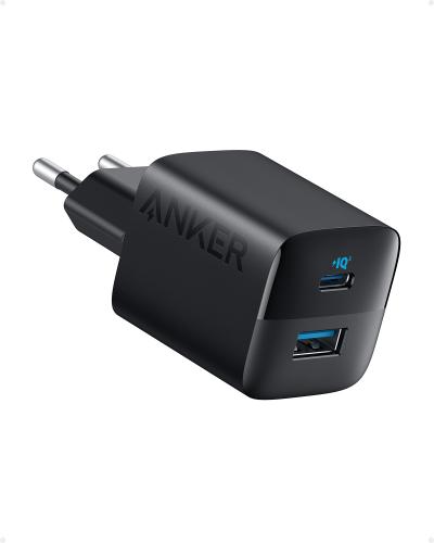 ANKER 323 Wall Charger, 2 Ports, 33W, black