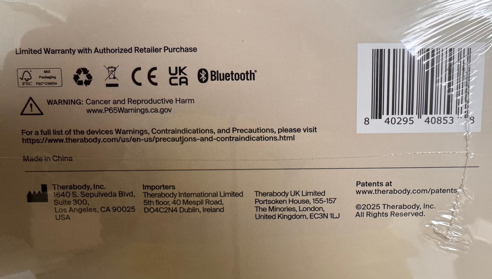 THERABODY ThermBack LED