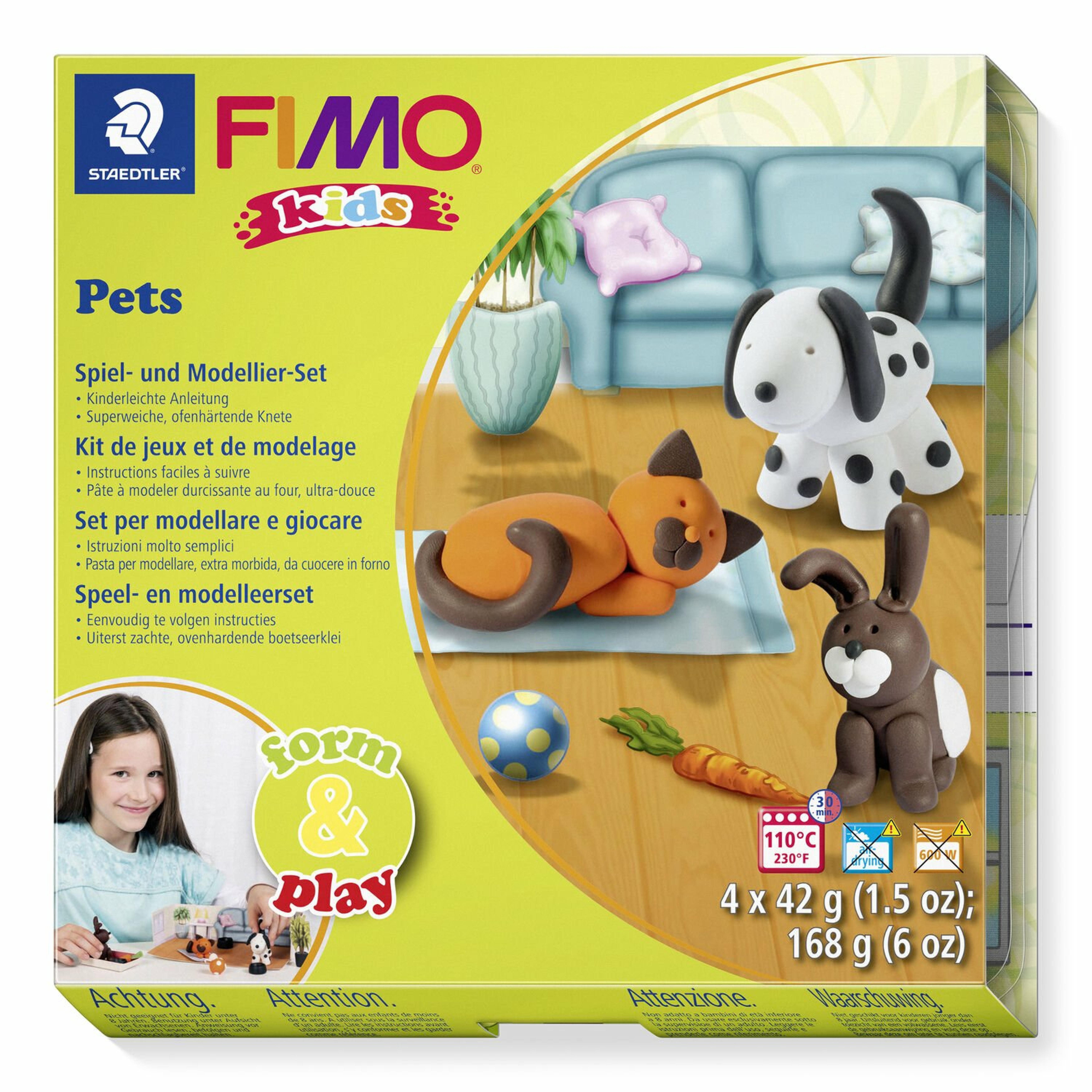 FIMO Set Mod.masse Fimo kids F&P pets
