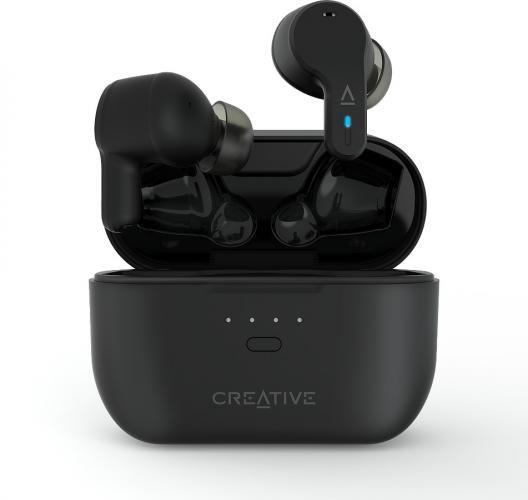 CREATIVE Zen Air Pro In-Ear, Bluetooth 5.3, LC3, IPX5, Qi, schwarz