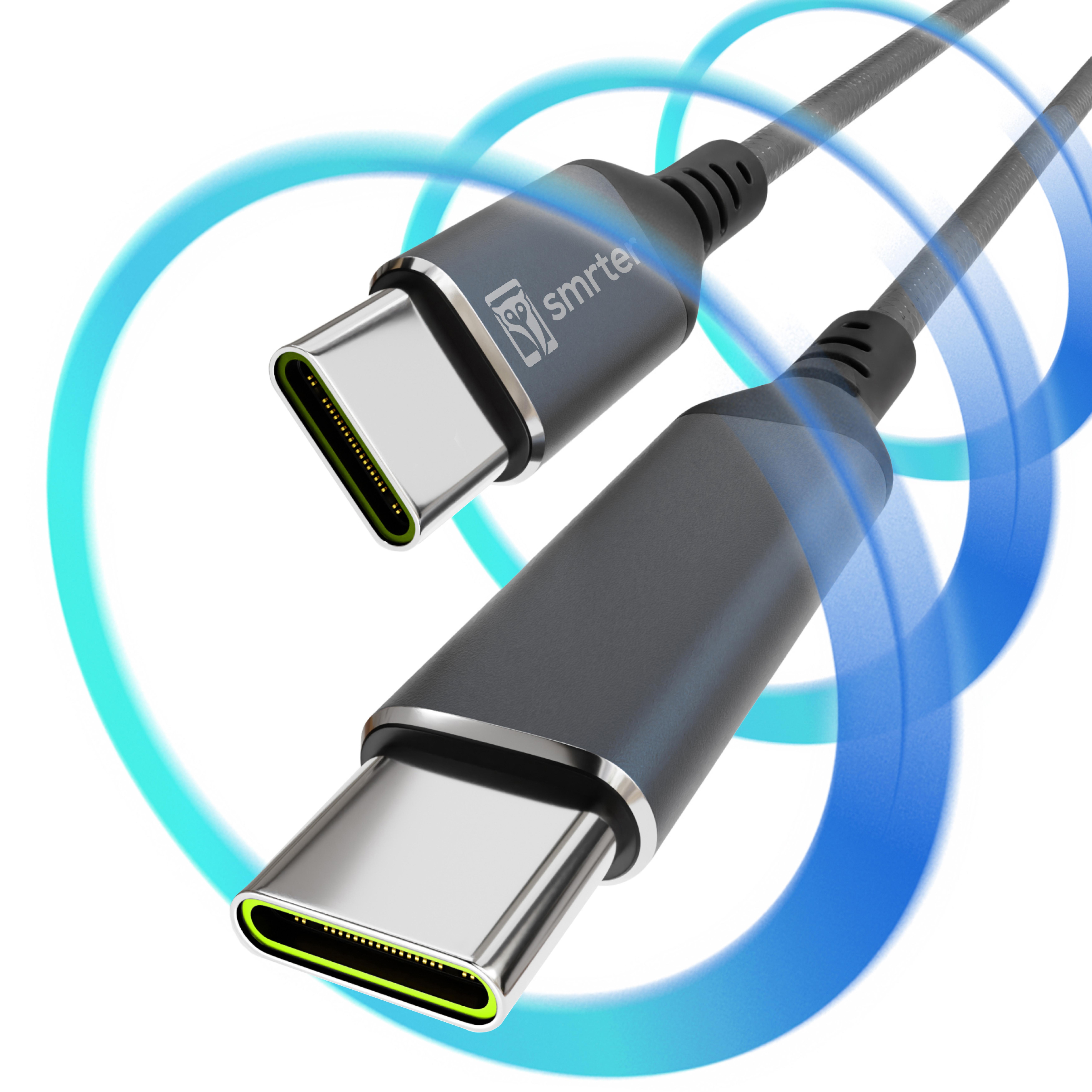 smrter SPEEDY 100 Daten-& Ladekabel 100W PD, USB-C, 200cm BK retail