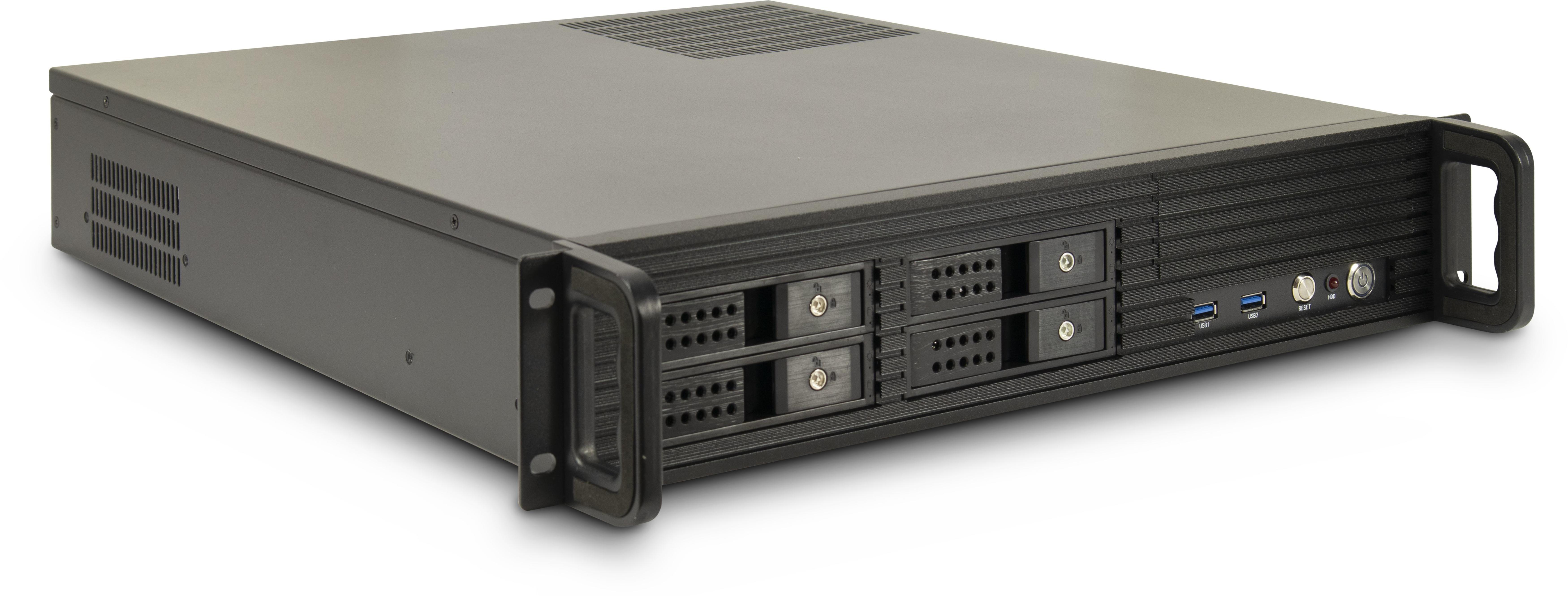 Inter-Tech 48.3cm IPC 2U-2504 2HE STORAGE o.PSU