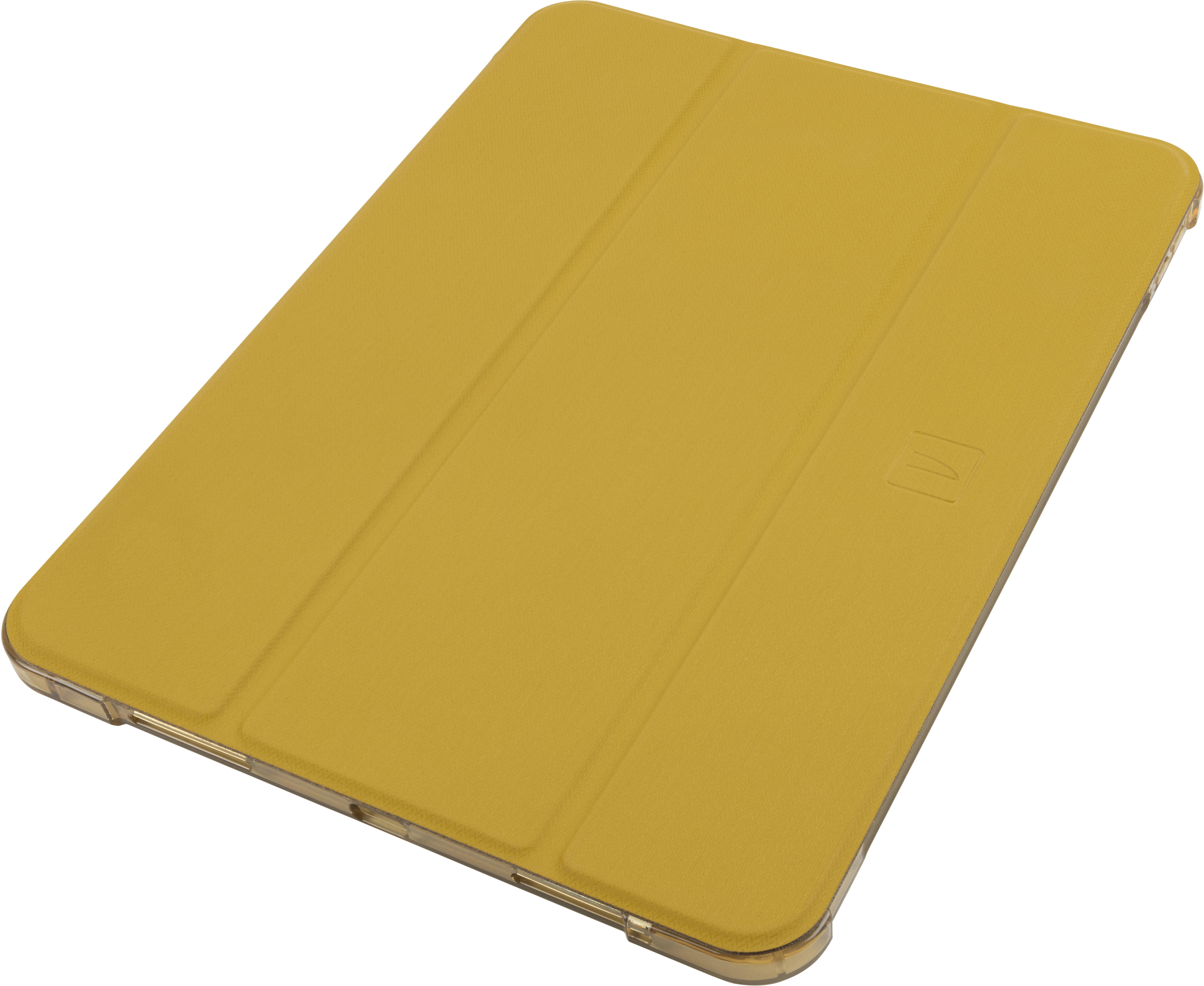 TUCANO SATIN Tablethülle mit Fallschutz Apple iPad 11" 11.Gen A16 / 10,9" 10.Gen Senfgelb