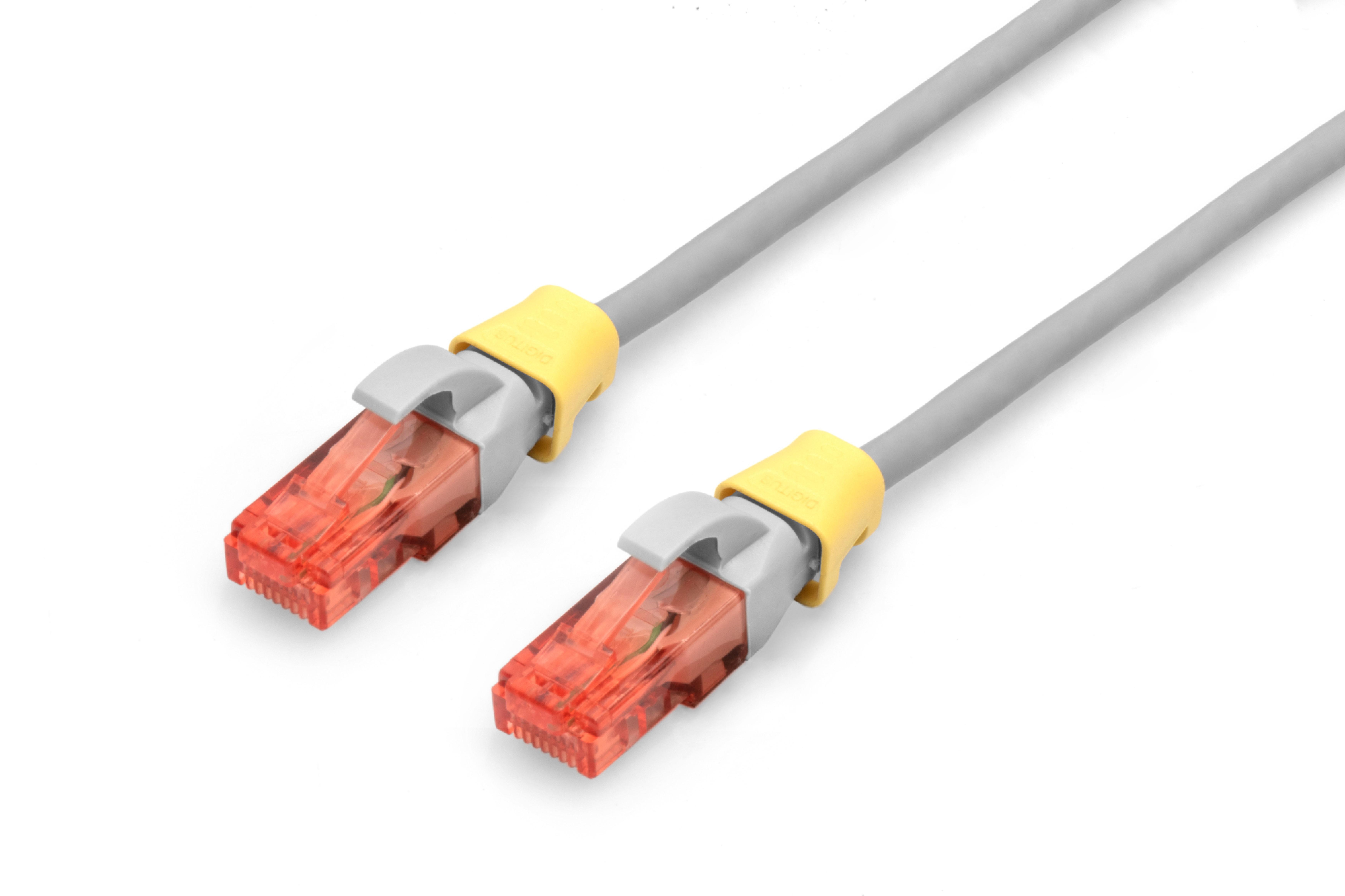 DIGITUS Farbclips fuer Patchkabel RJ45 100 Stueck gelb