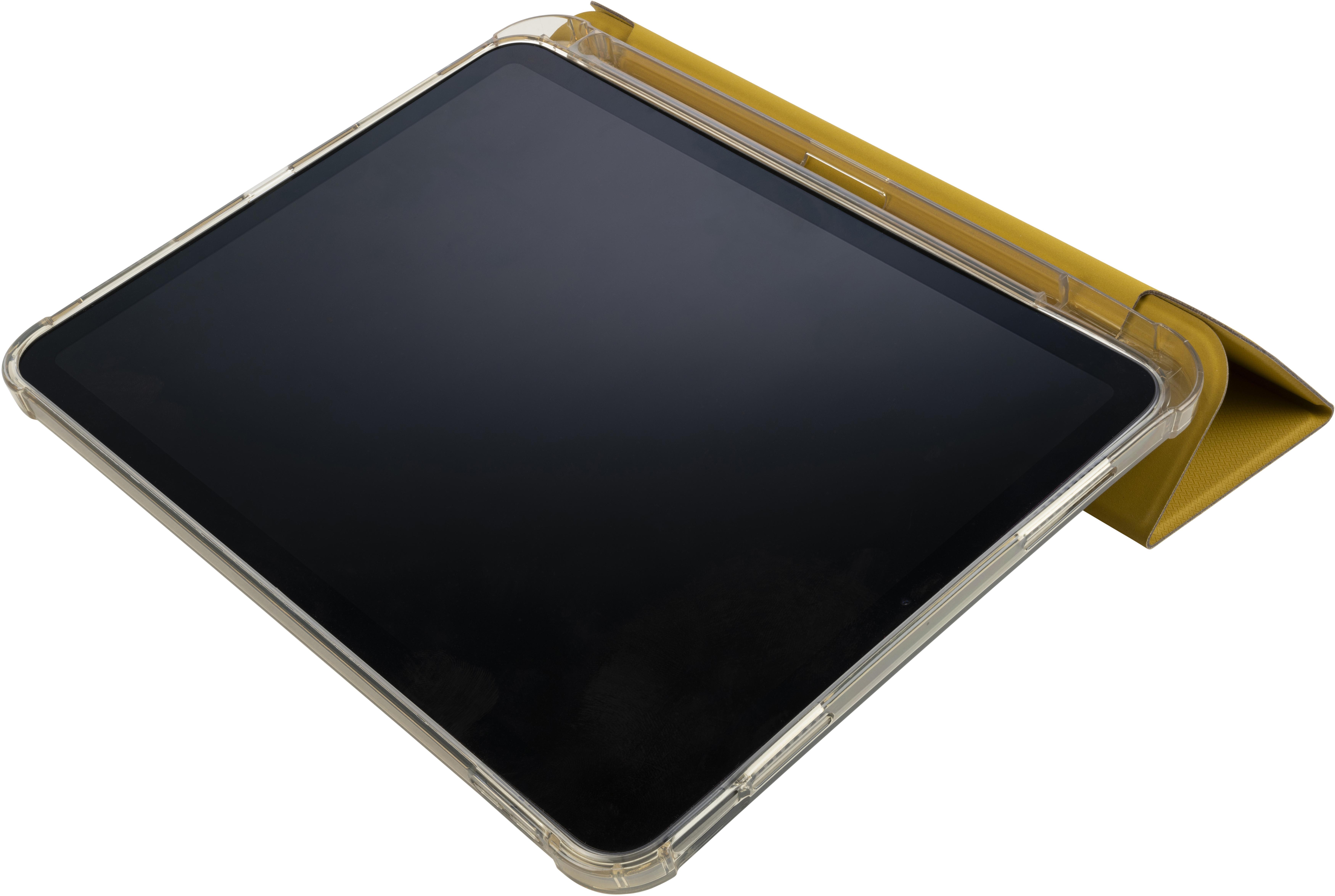 TUCANO SATIN Tablethülle mit Fallschutz Apple iPad 11" 11.Gen A16 / 10,9" 10.Gen Senfgelb