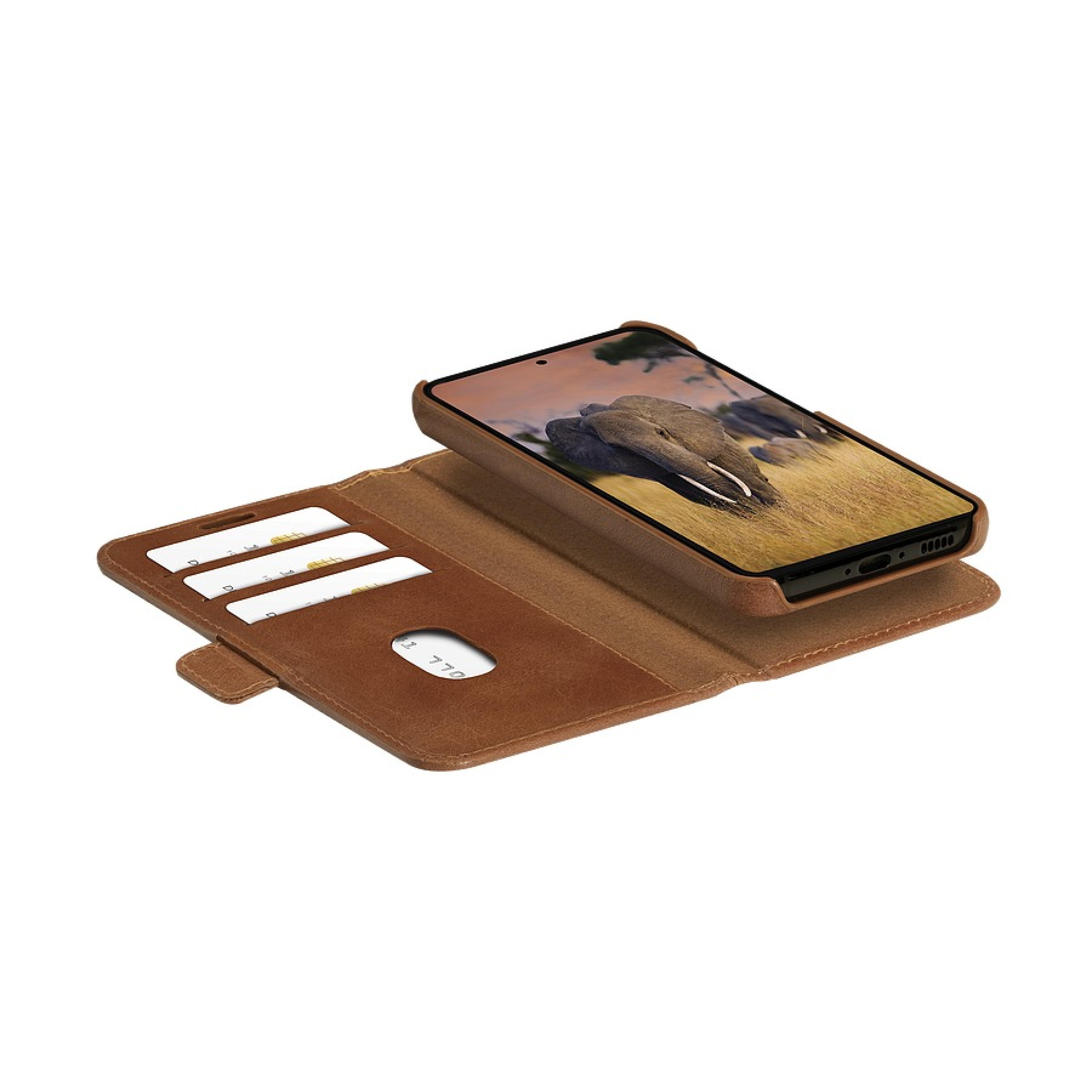 DBRAMANTE1928 Lynge - Galaxy S24 - Full-grain leather - Tan