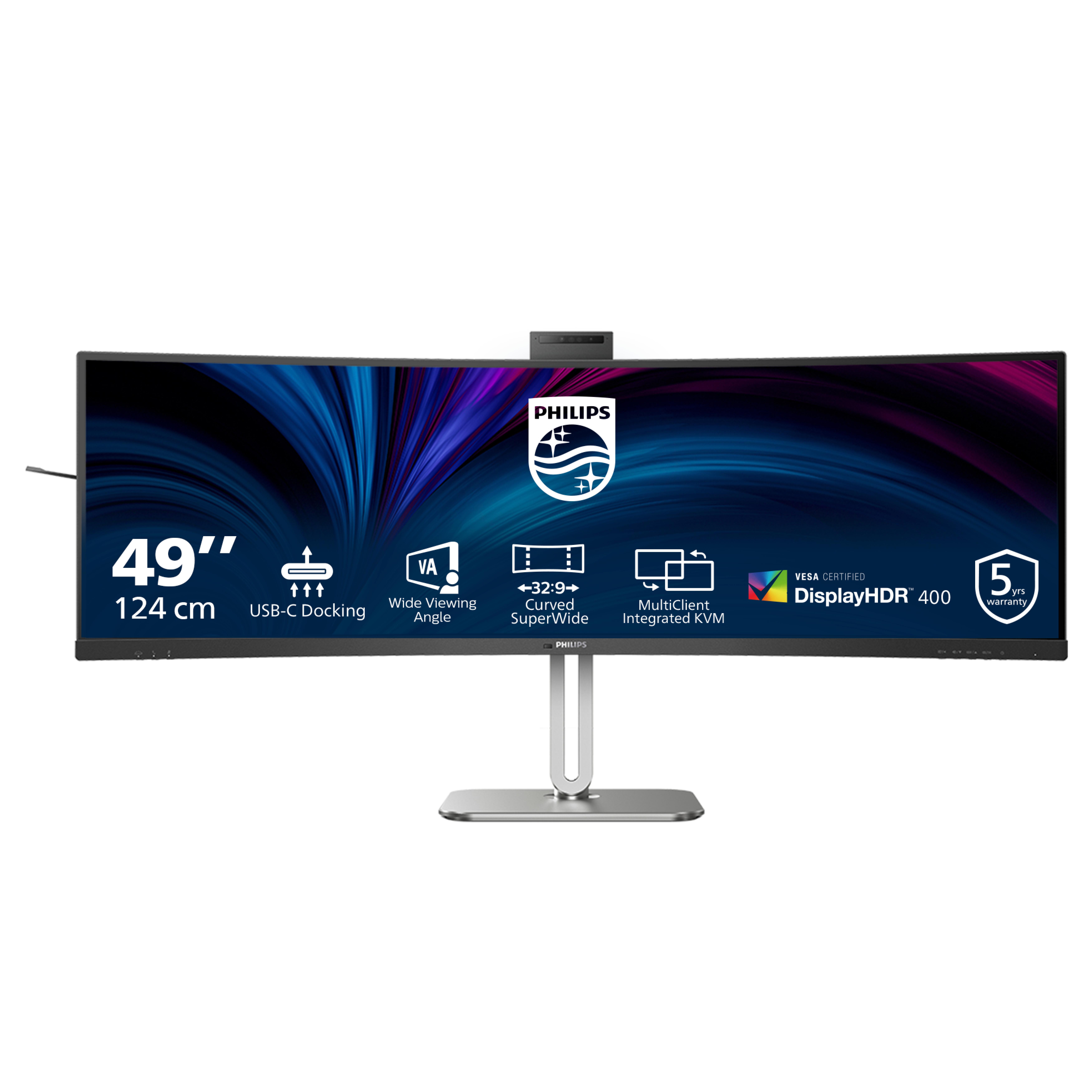 Philips 124,0cm(48,8") 49B2U5900CH 32:09 2xHDMI+DP+USB-C Web