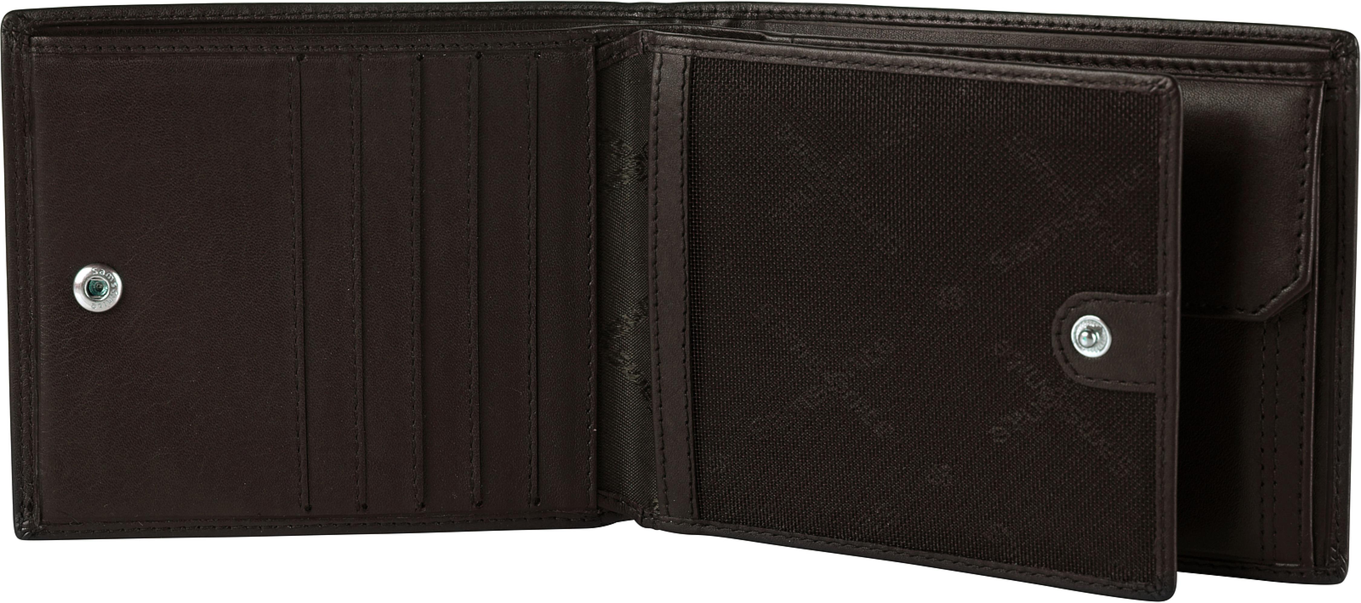 SAMSONITE ATTACK 2 SLG Geldbörse B 11CC+HFL+C+2C+W, ebony brown