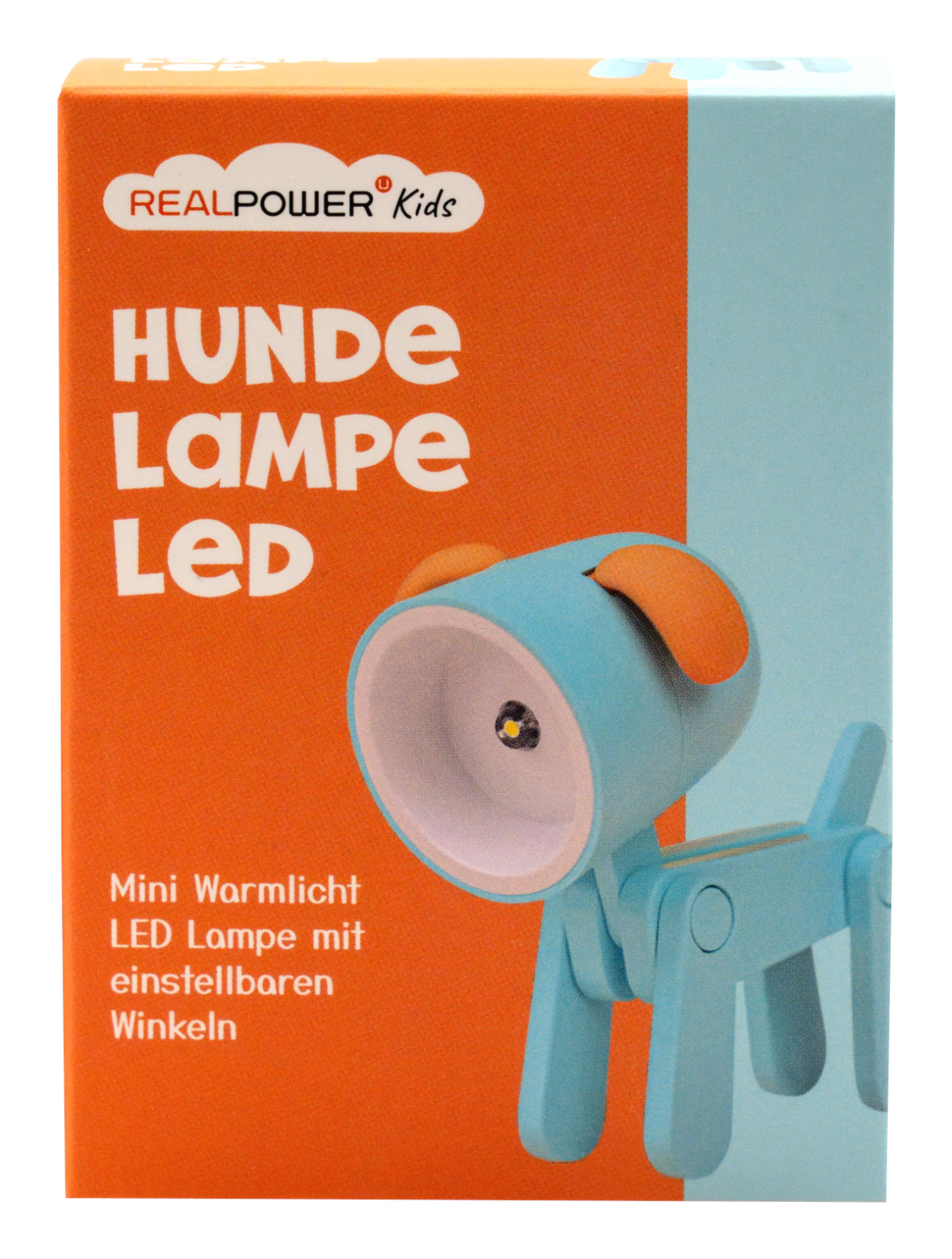 RealPower LED-Tier Taschenlampe Blue Dog