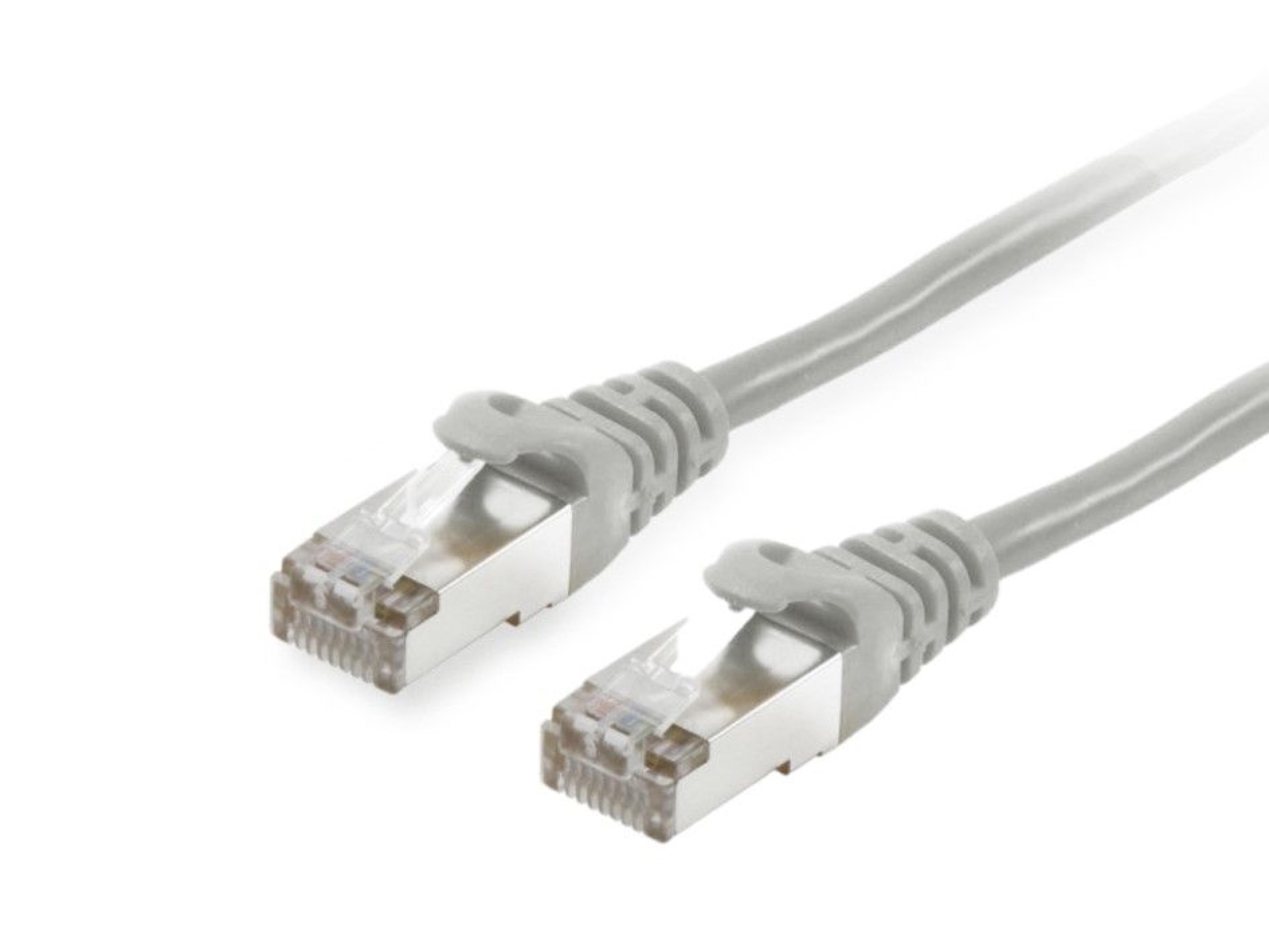 Equip Patchkabel Cat6 S/FTP 2xRJ45 0.50m grau LSZH Polybeute