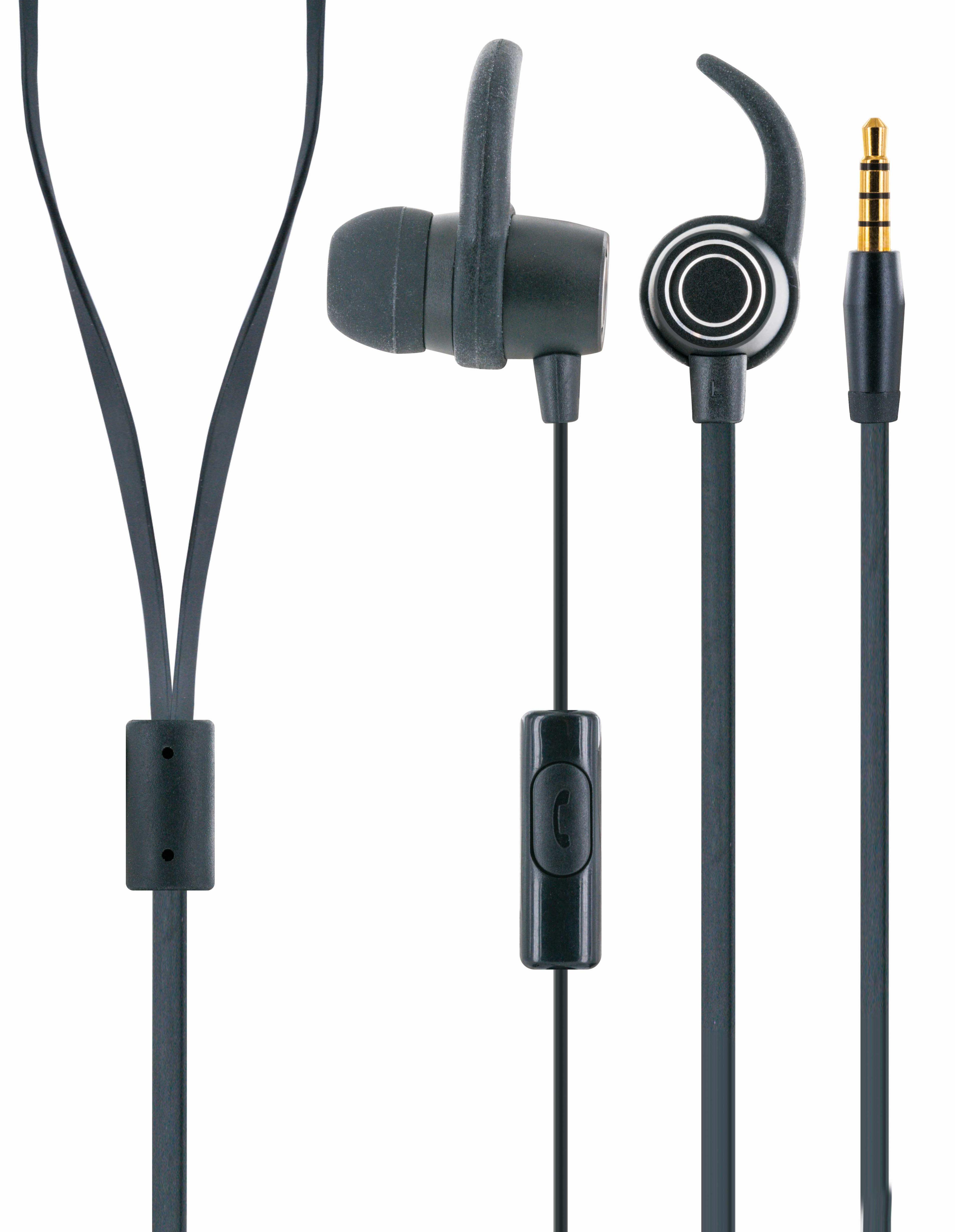 Schwaiger In-Ear Kopfhoerer 1 x 3,5 mm Klinkenst. Schwarz