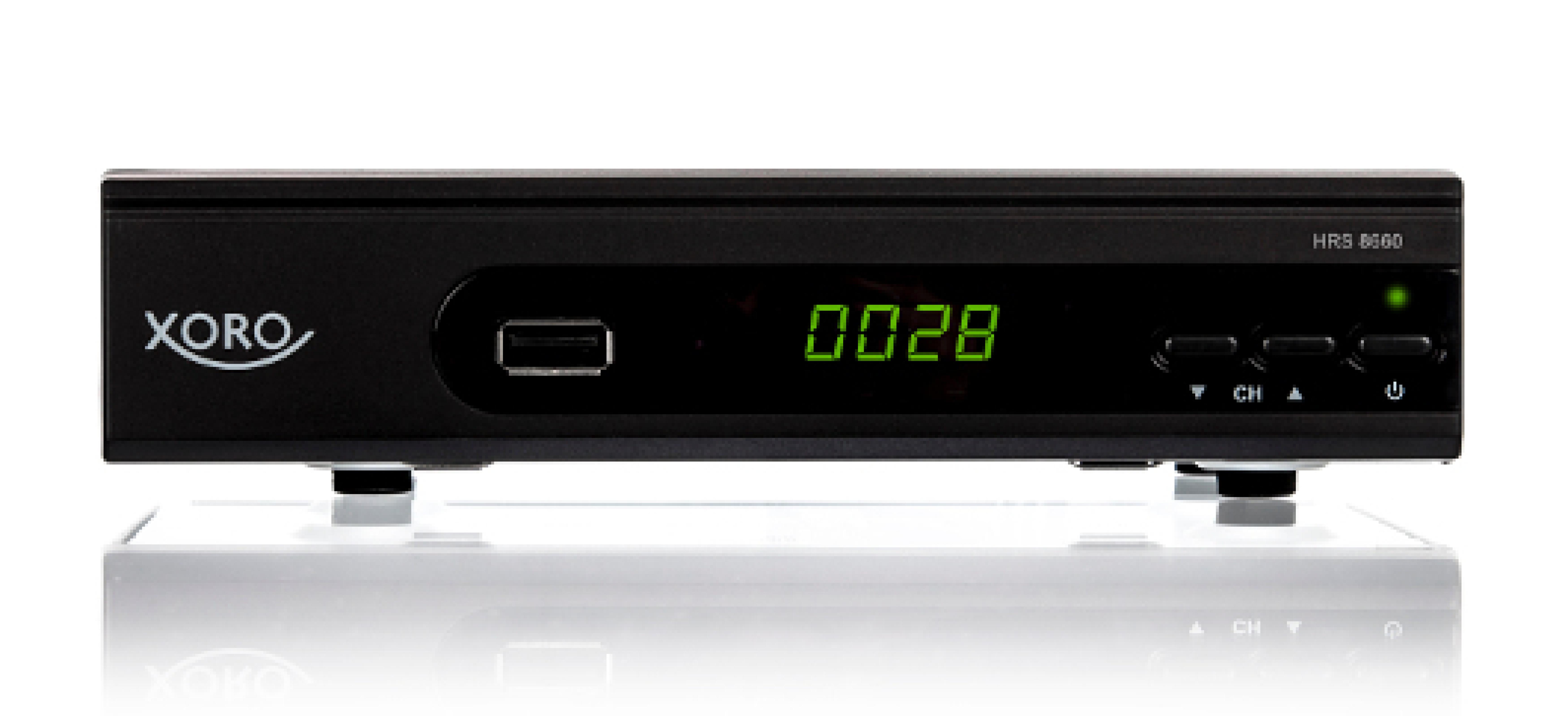 Xoro Receiver HRS 8660 HD DVB-S2 PVR-R USB LED Timeshift