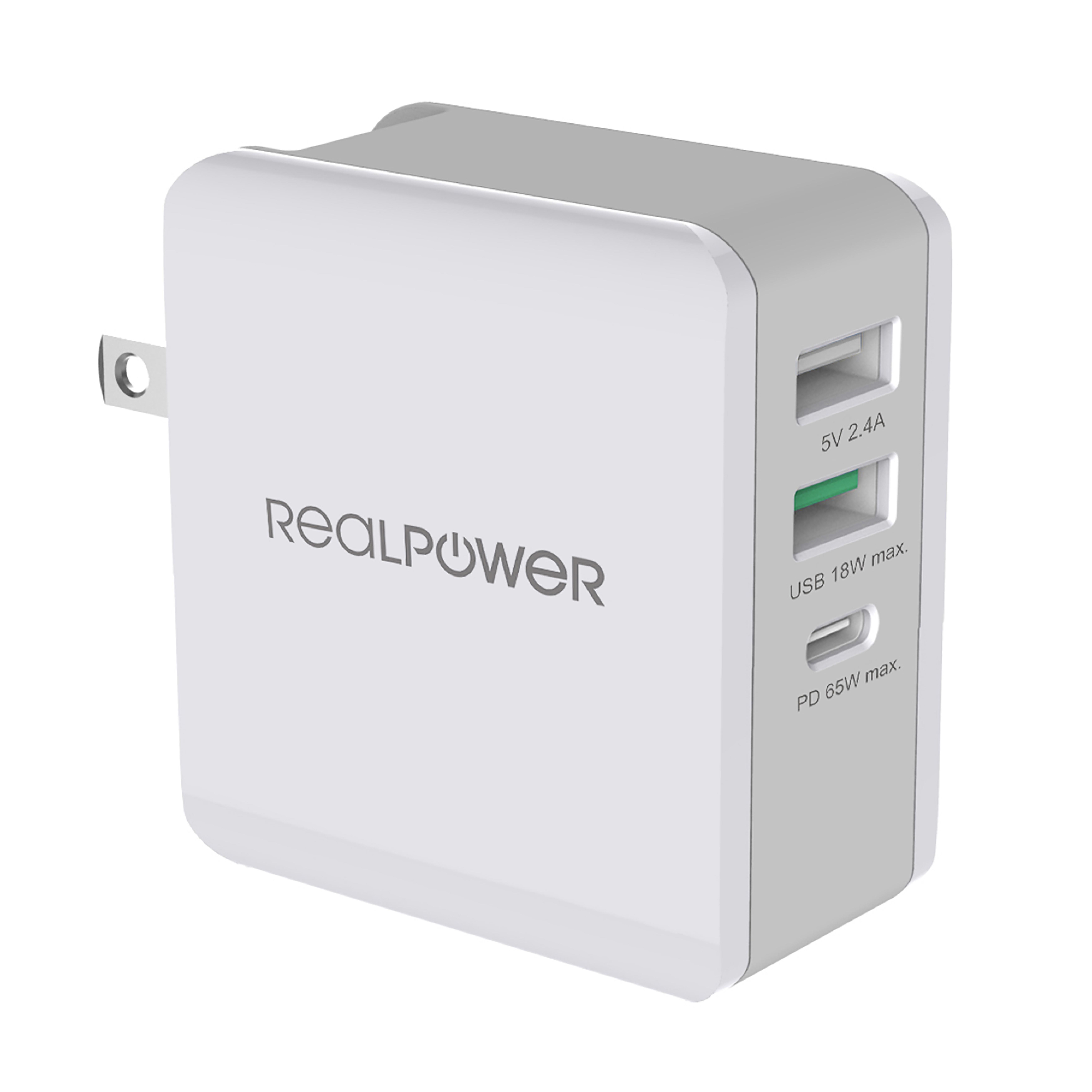 RealPower Ladegeraet DeskCharge-65 Travel 65W