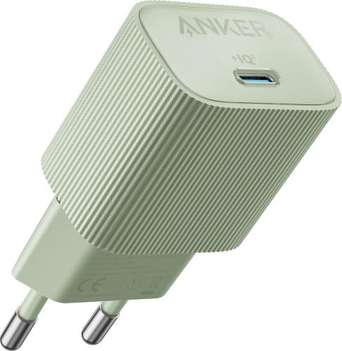 ANKER 511 Nano 4 Wall Charger 30W 1C, Green, EU Plug