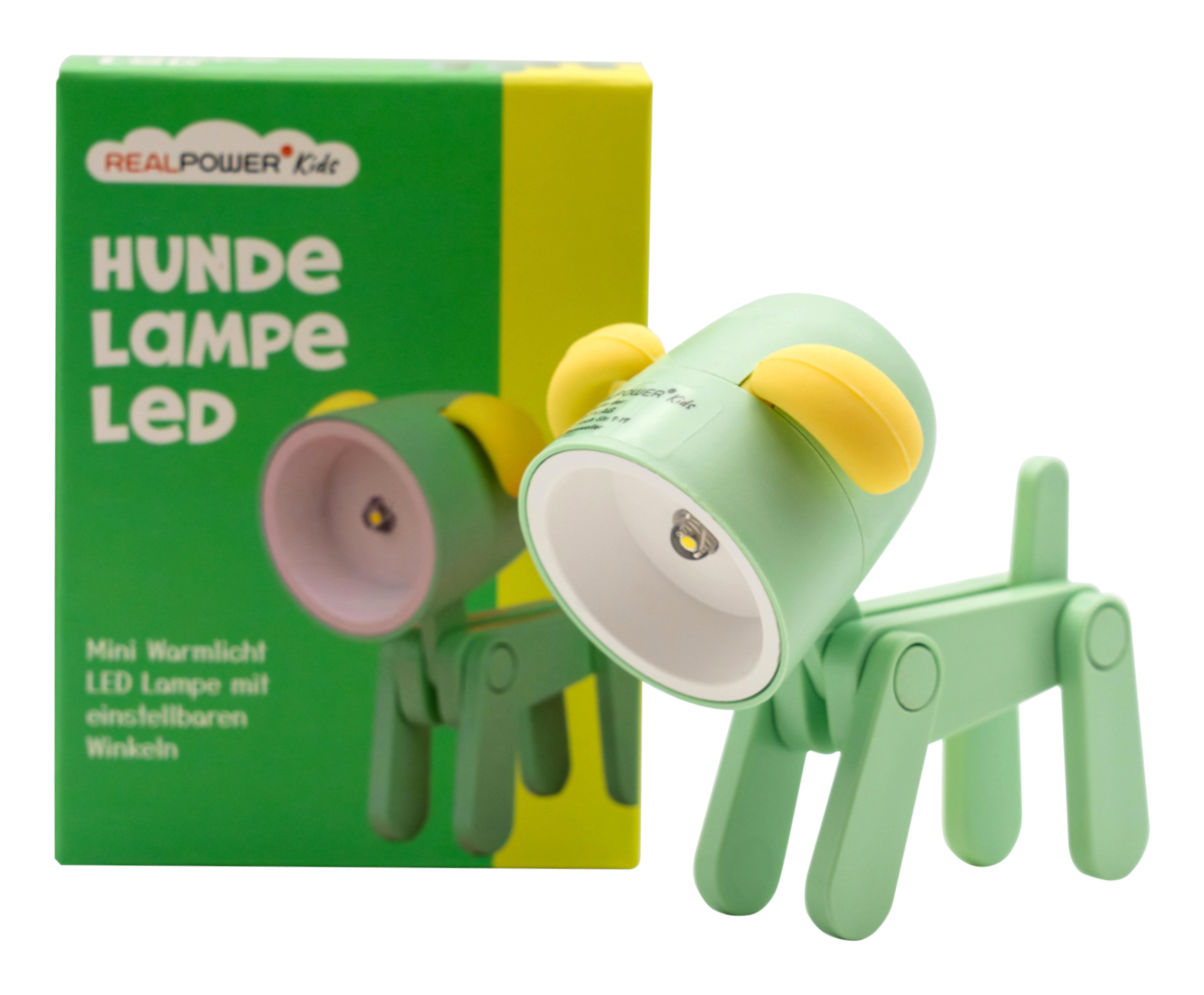 RealPower LED-Tier Taschenlampe Green dog