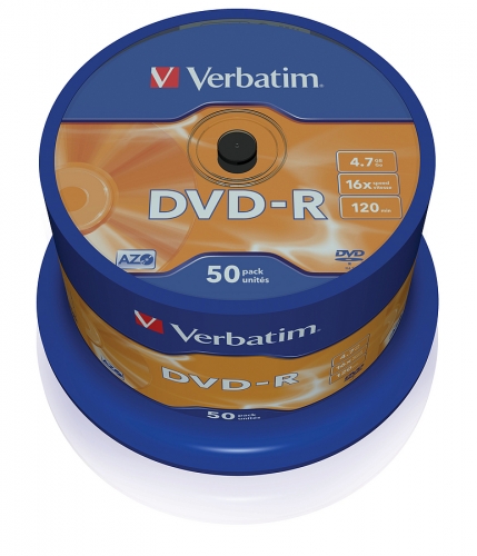 VERBATIM DVD-R AZO 4.7GB 16x 50er Spindel