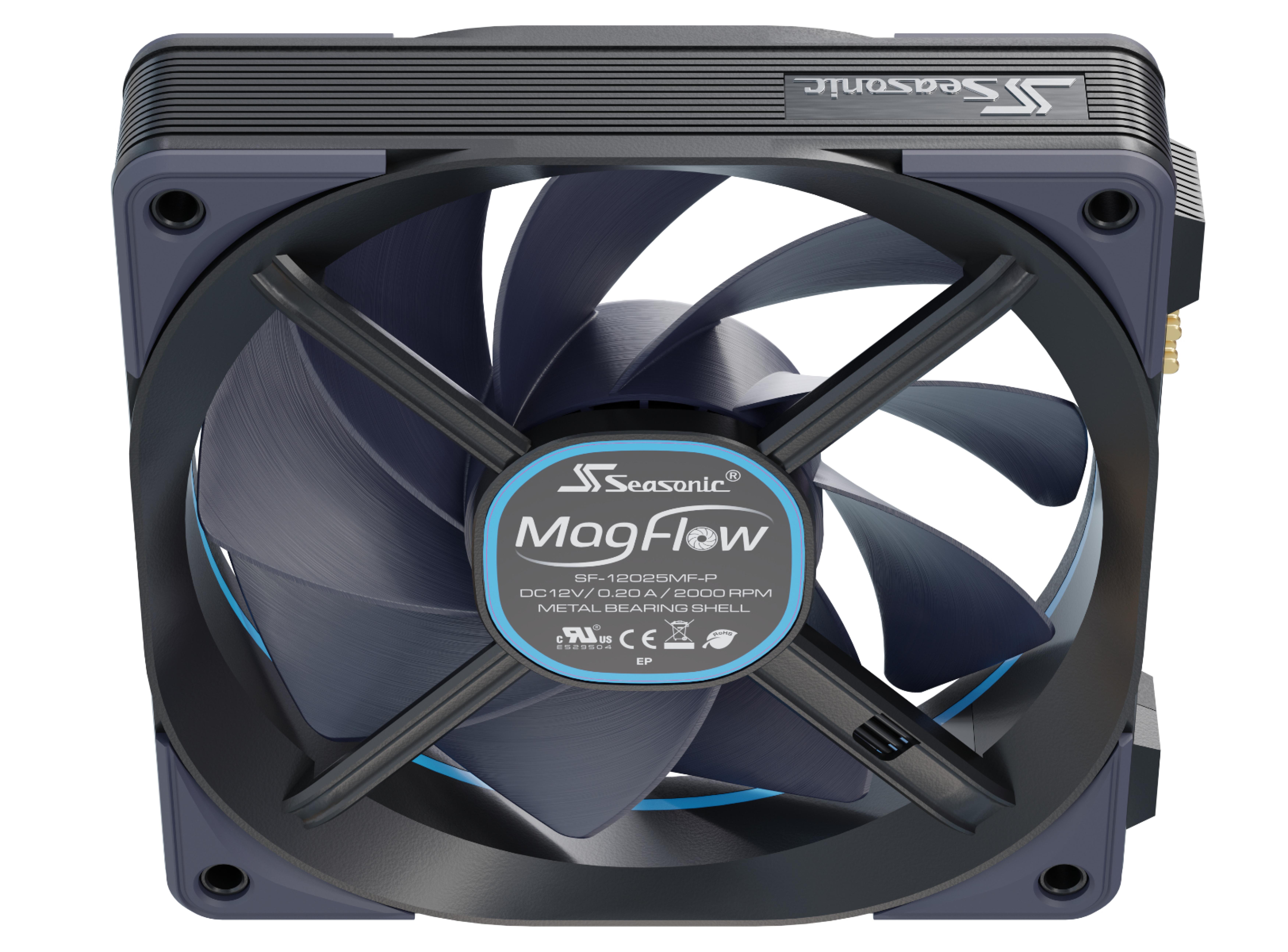 Seasonic Luefter MagFlow 1225PWM 120*120*120 3-Fan Kit