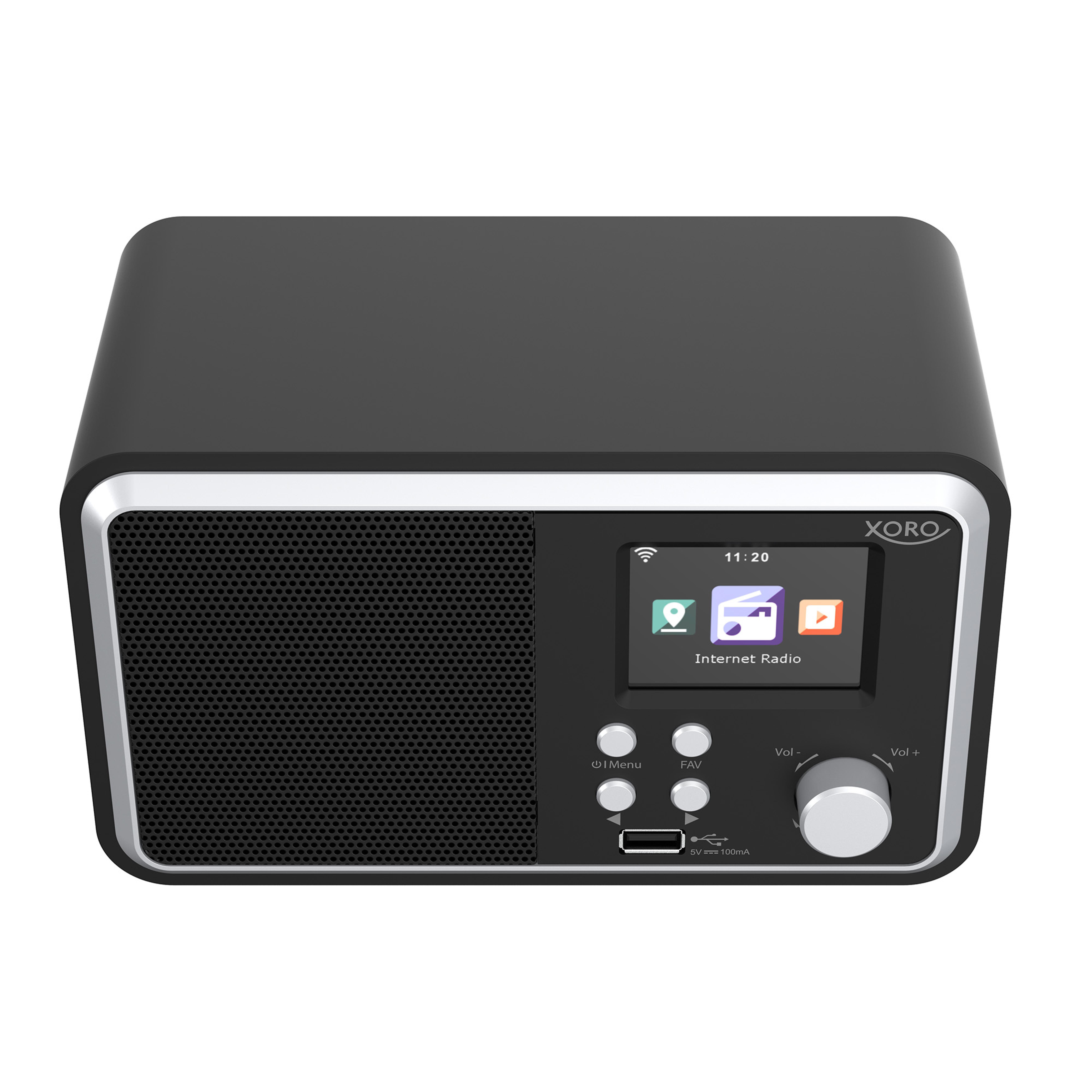Xoro DAB 300 IR Internetradio DAB+ Bluetooth WLAN Weiss