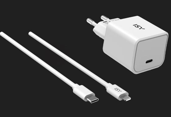 ISY Lightn. USB-C PD Fast Charger